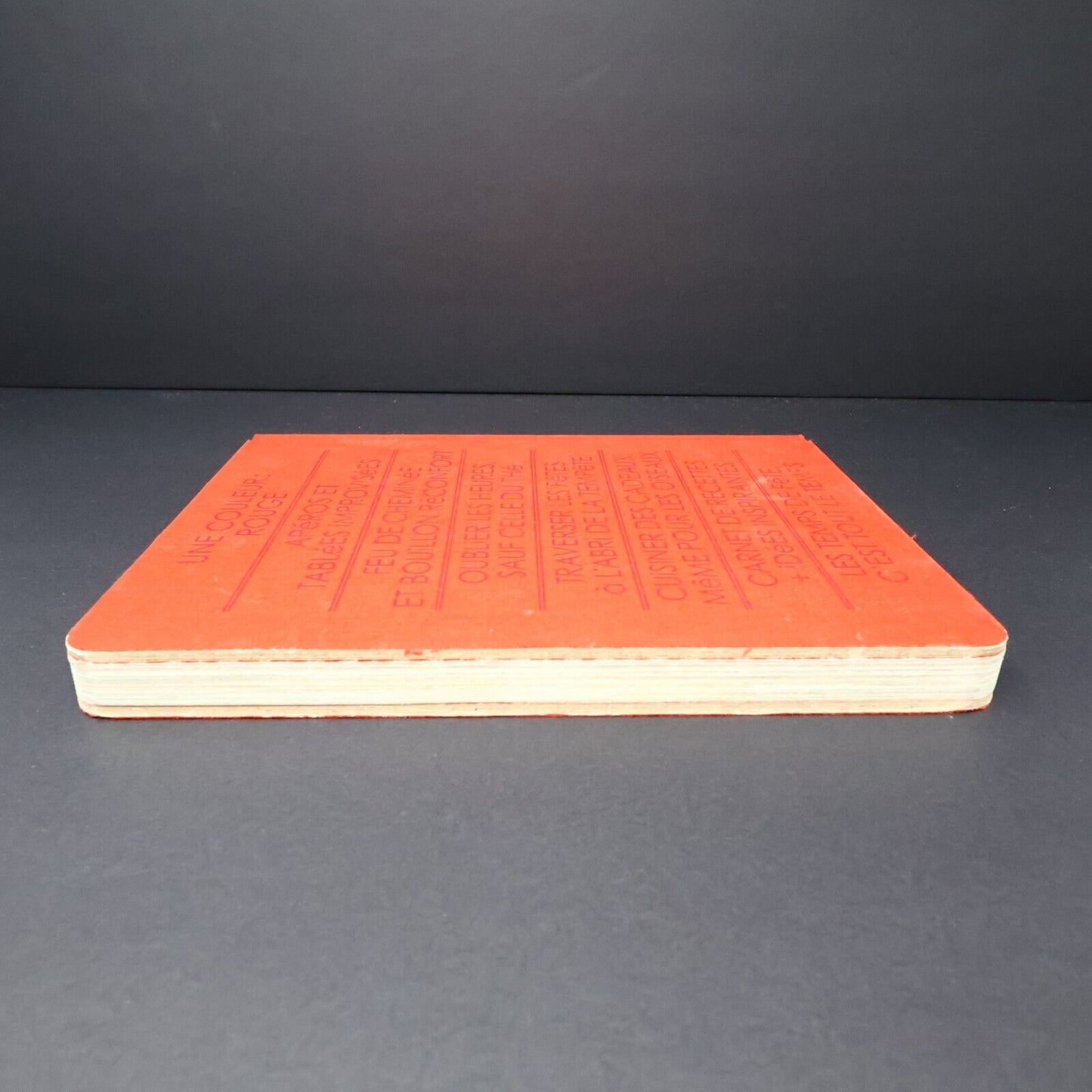 2013 Le Carnet Rouge de Josée Di Stasio Hardcover HC Flammarion Cuisine Recettes