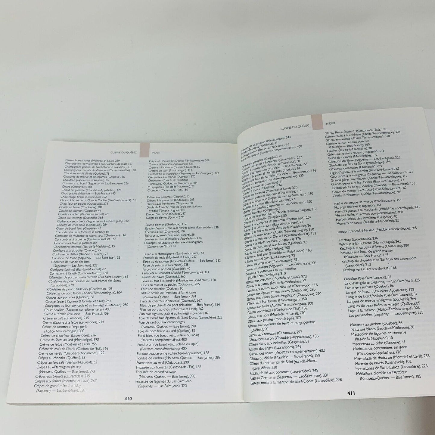 1999 Cuisine Traditionnelle des Régions du Québec Livre Recettes ITHQ Français