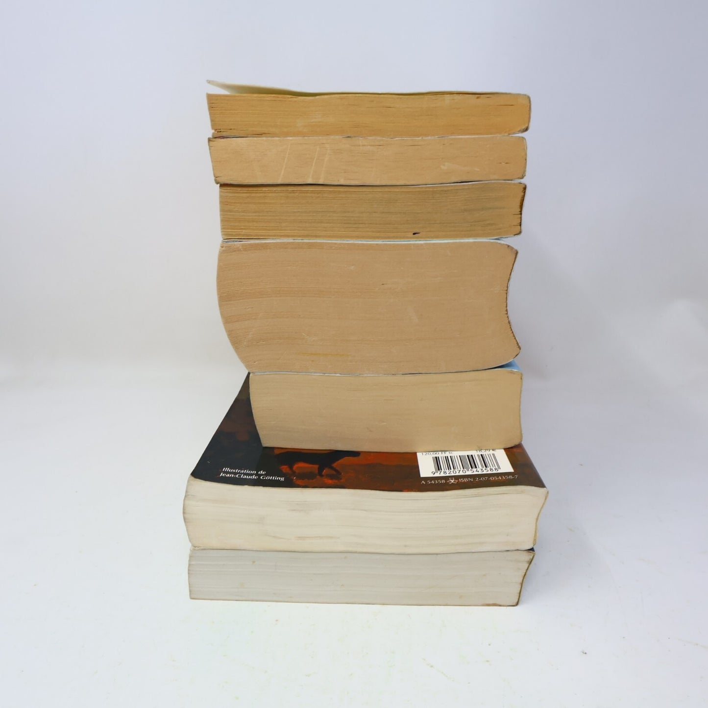 Harry Potter #1-7 Folio Junior Lot 7 Livres J.K. Rowling Gallimard Complète PB