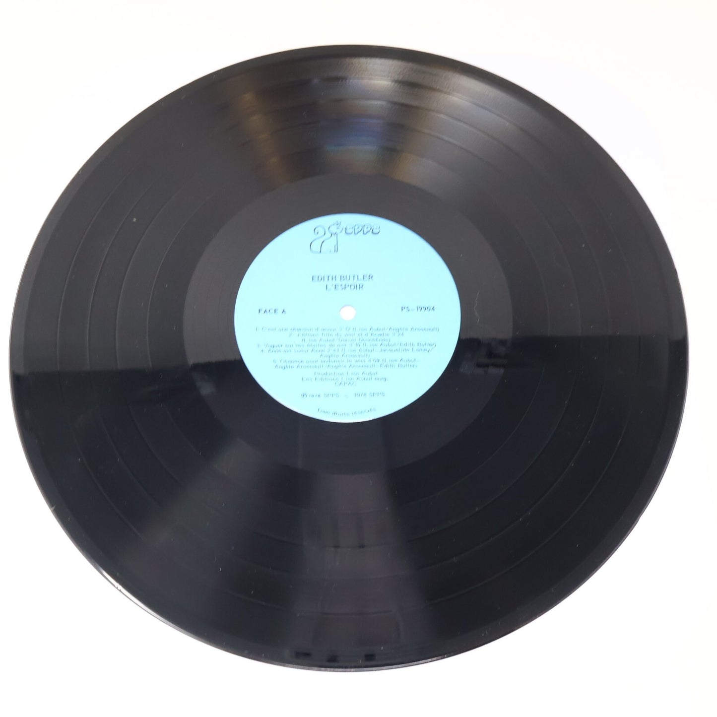Edith Butler Lot 2 Disques LP Record Vinyl L'Espoir/Asteur Qu'on est Là....