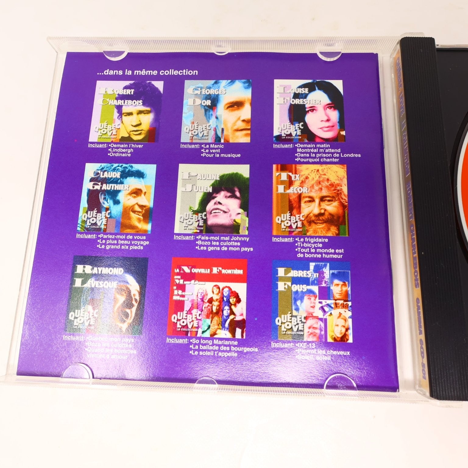 Robert Charlebois Lot 3 CD Immensément/Québec Love La Collection/Tout est Bien