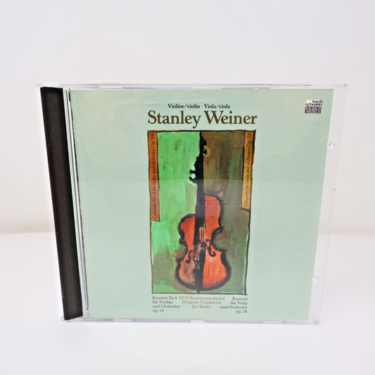 Stanley Weiner/Konzert Nr. 4 Für Violine/Viola Und Orchester Op. 54/78 CD 1988