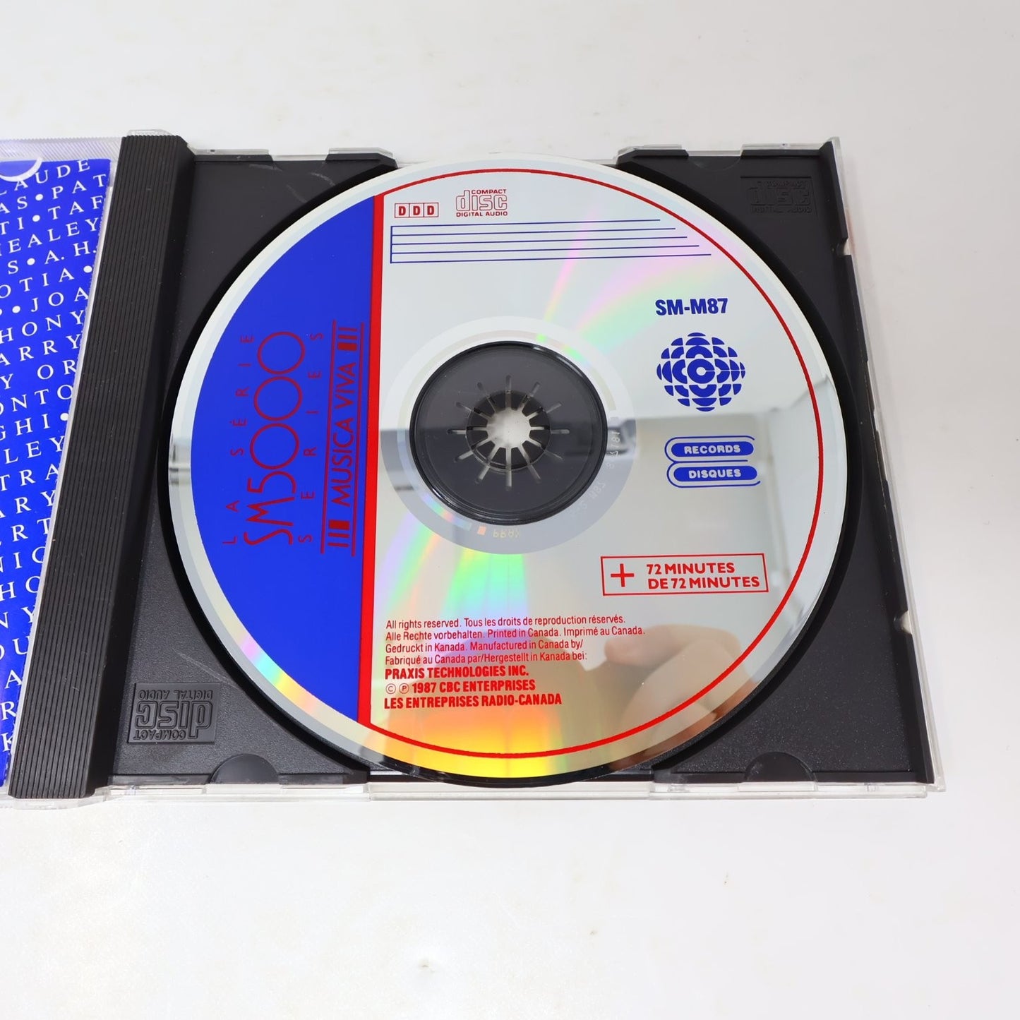 Édition spéciale '87 Special Edition CBC CD 1987 Classical SM-M87 Mayer/Brott