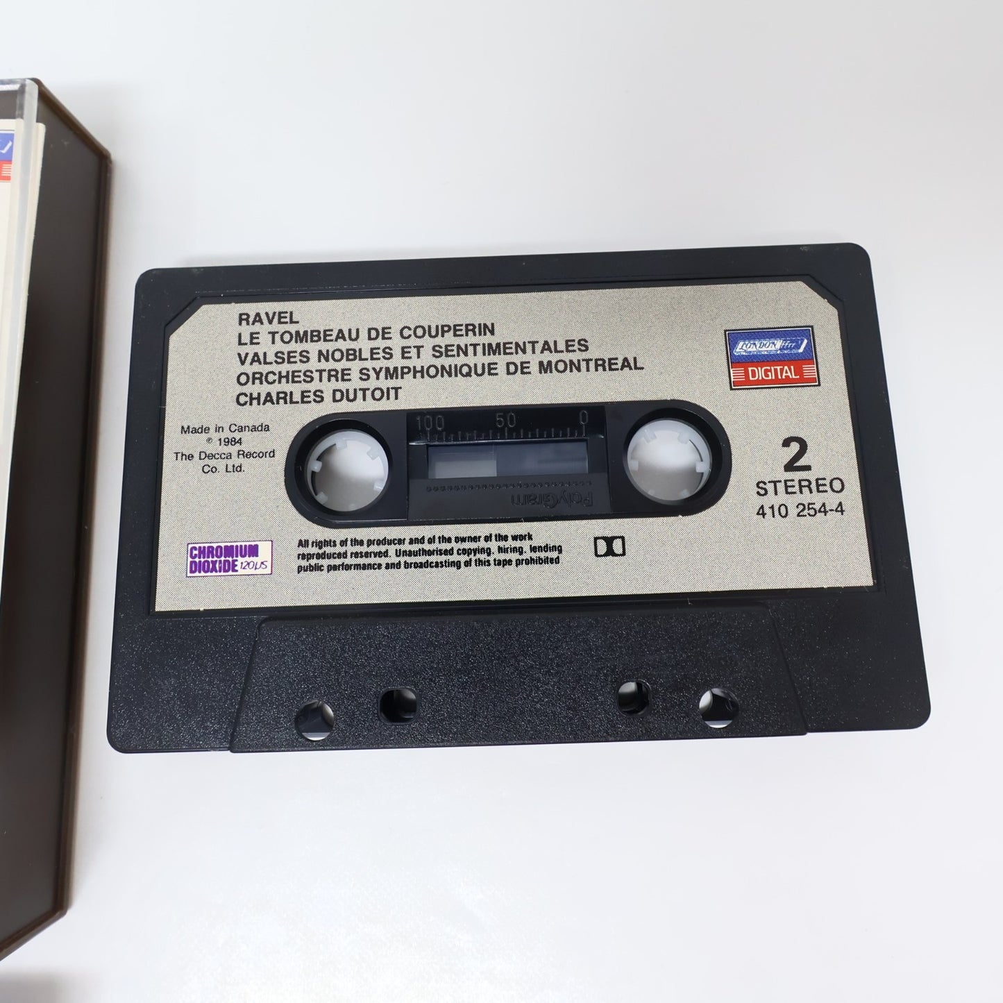 Ravel 3 Cassettes Lot Bolero/Ma Mère L'oye/Pianos Conertos Dutoit/Monteux/Rogé