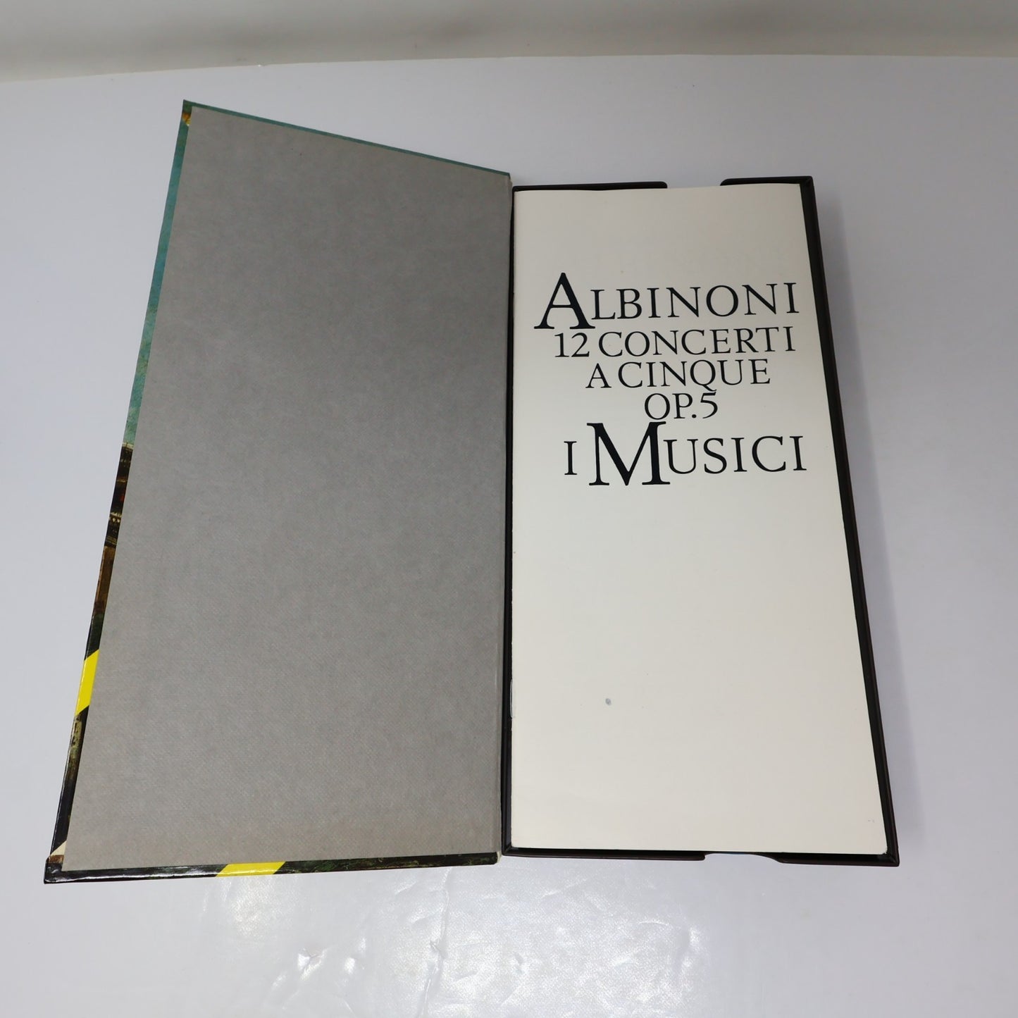 Albinoni/I Musici 12 Concerti A Cinque Op.5 Cassette Box Set Pina Carmirelli 80s