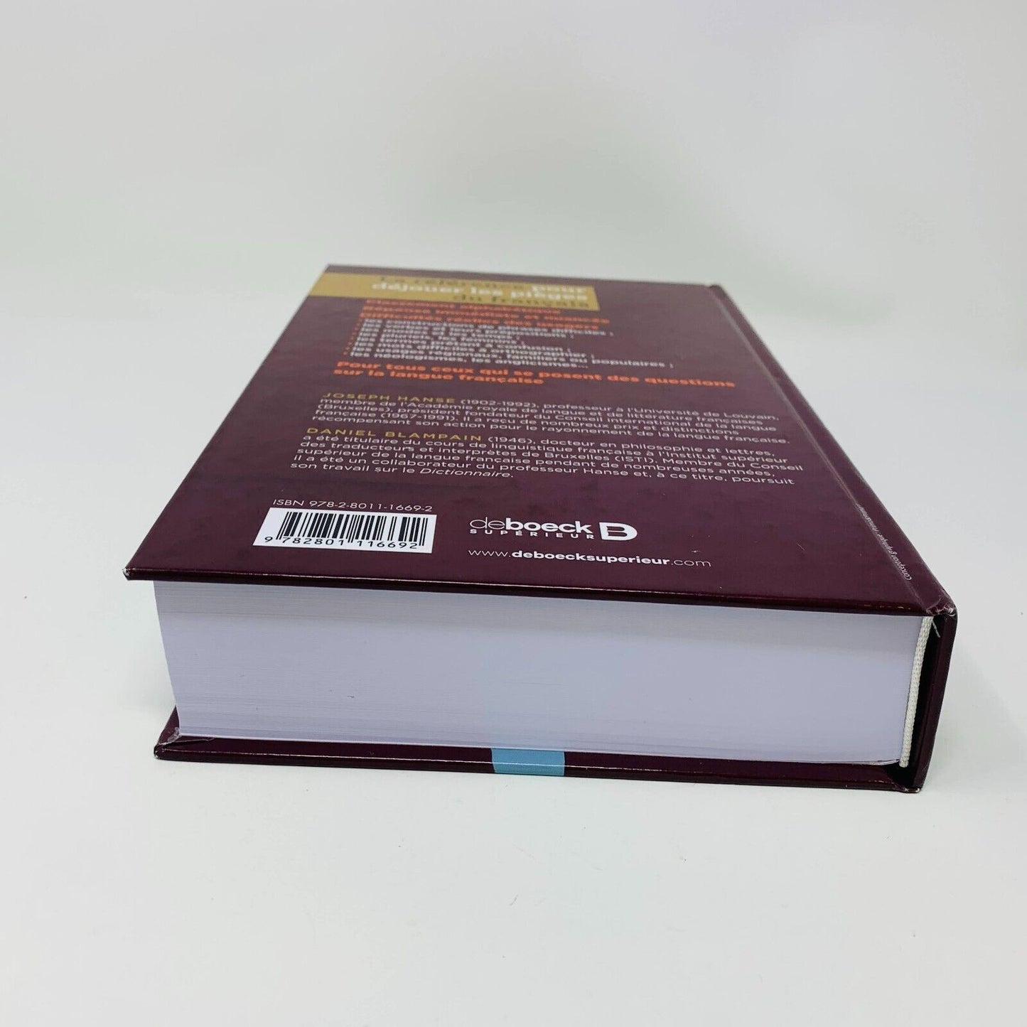 2019 Dictionnaire des Difficultés du Français De Boeck 6e Édition Blampain Hanse