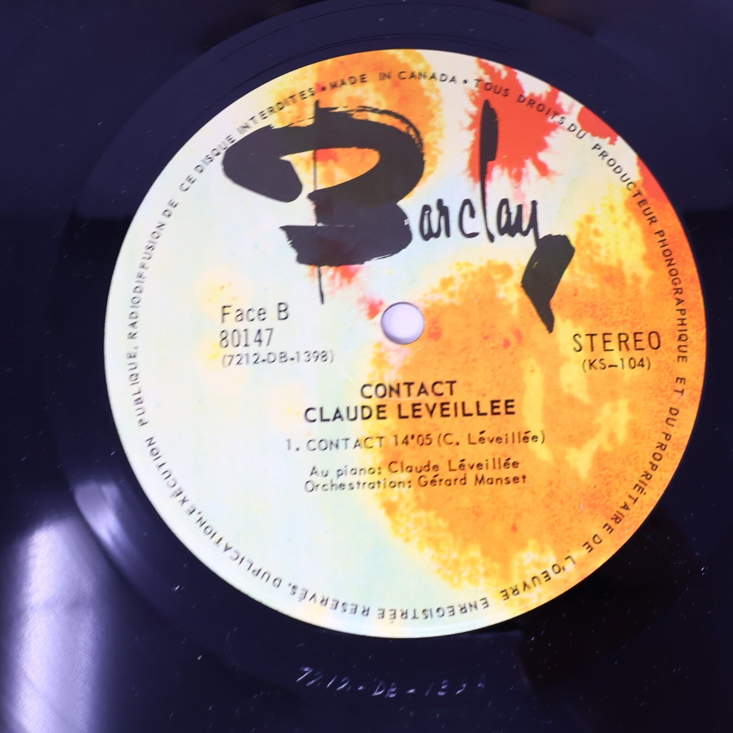 Claude Léveillée Lot 13 Disques Black Sun/Cheval De Bois/Beaux Dimanches Record