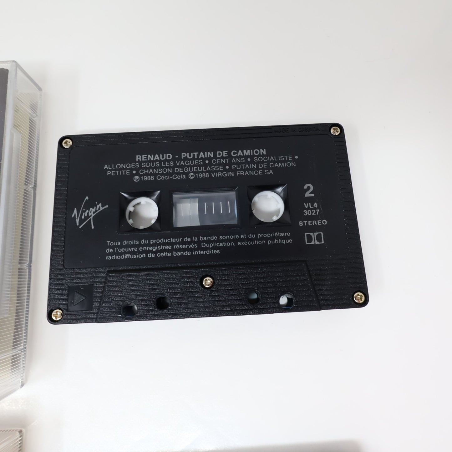 Renaud Lot 3 Cassettes Mistral Gagnant/Putain de Camion/Retour de Gérard Lambert