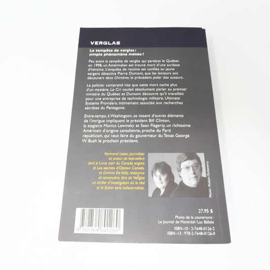 Verglas Normand Lester/Corinne De Vailly 2006 Thriller Libre Expression Polar