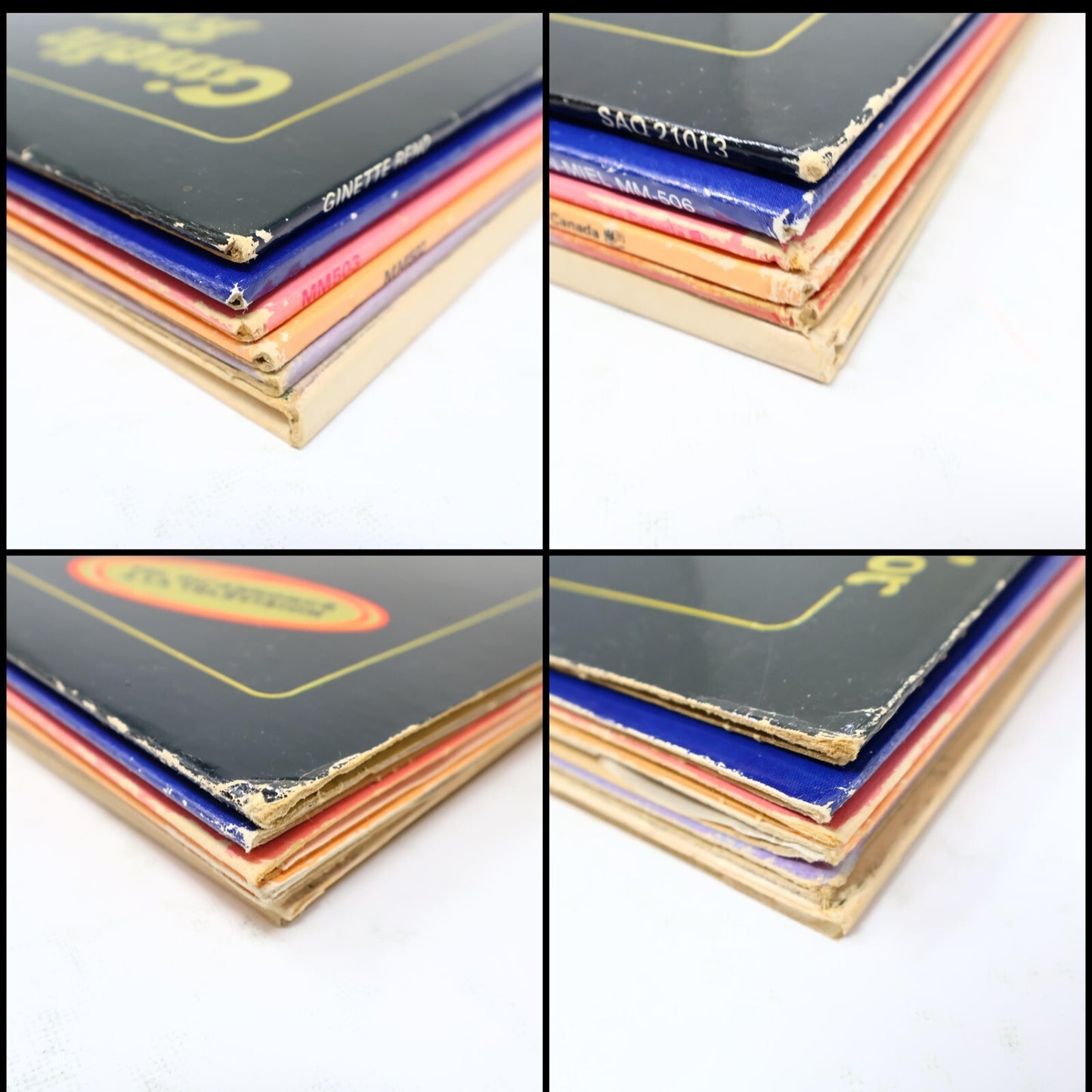 Ginette Reno Lot 6 Disques Record Aimons-nous/Quand On Se Donne/20 Grands Succès