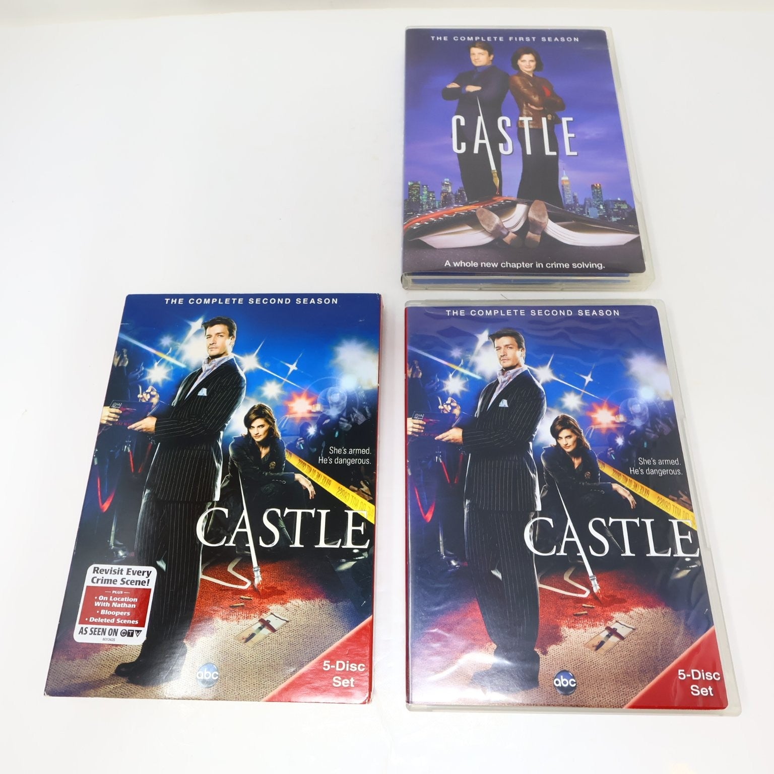 Castle 6 DVD Lot Seasons #1-6 2009-2014 Stana Katic Nathan Fillion NTSC Region 1