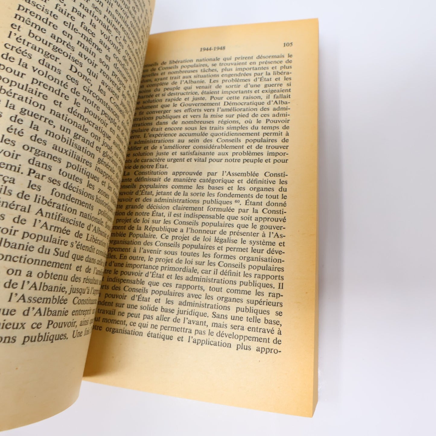 Le Socialisme en Albanie #1-2 Série Complète Lot 2 Livres Enver Hoxha 10/18 1974