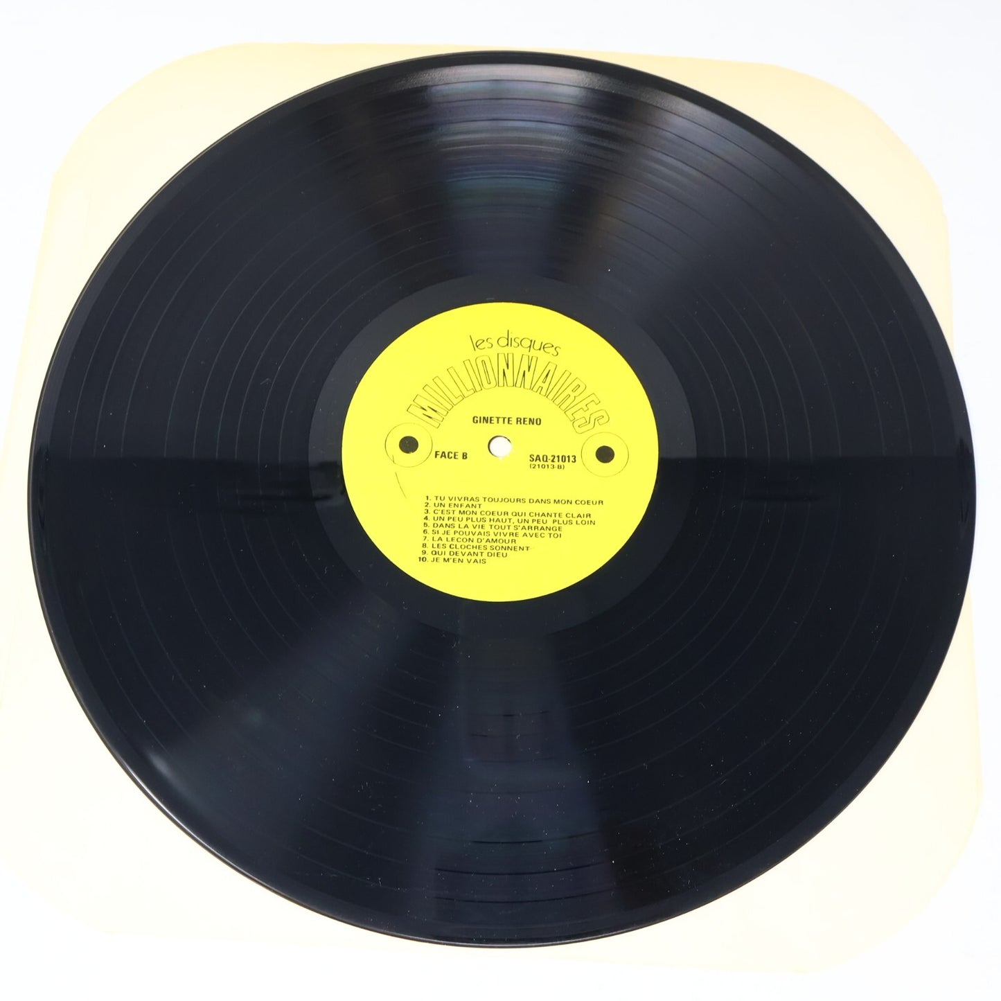 Ginette Reno Lot 6 Disques Record Aimons-nous/Quand On Se Donne/20 Grands Succès