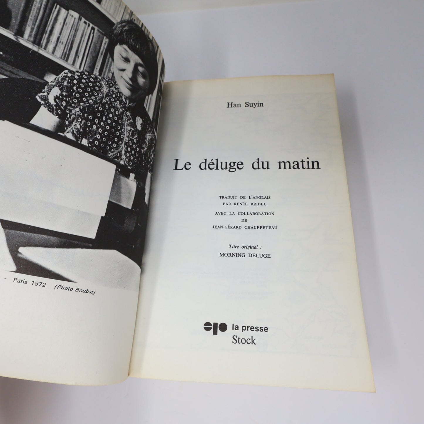 Han Suyin Lot 10 Livres Déluge du Matin/L'Arbre Blessé/Moisson du Phénix Romance