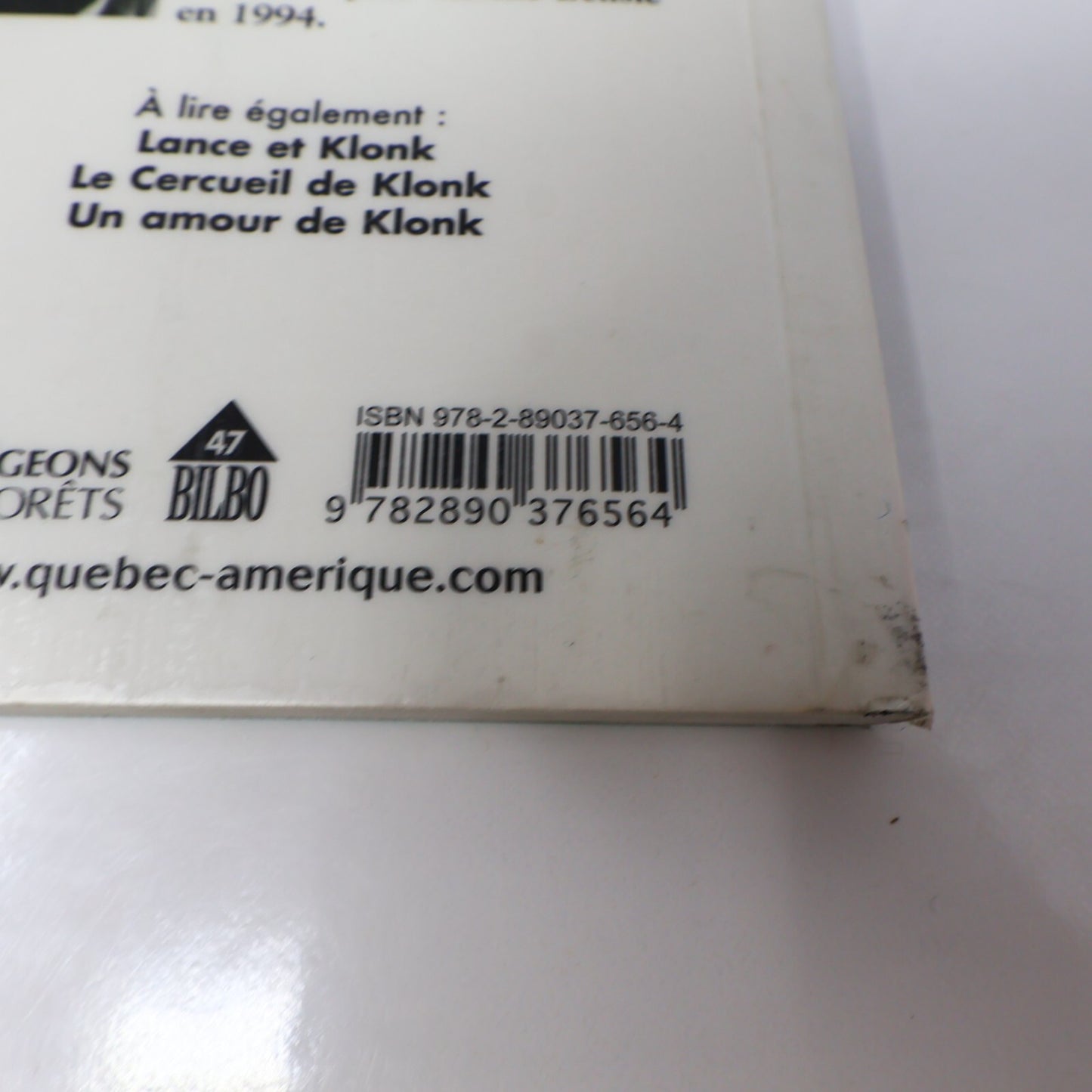 Klonk #1 3-4 8 10-12 Lot 7 Livres François Gravel Un Amour de Klonk Français PB