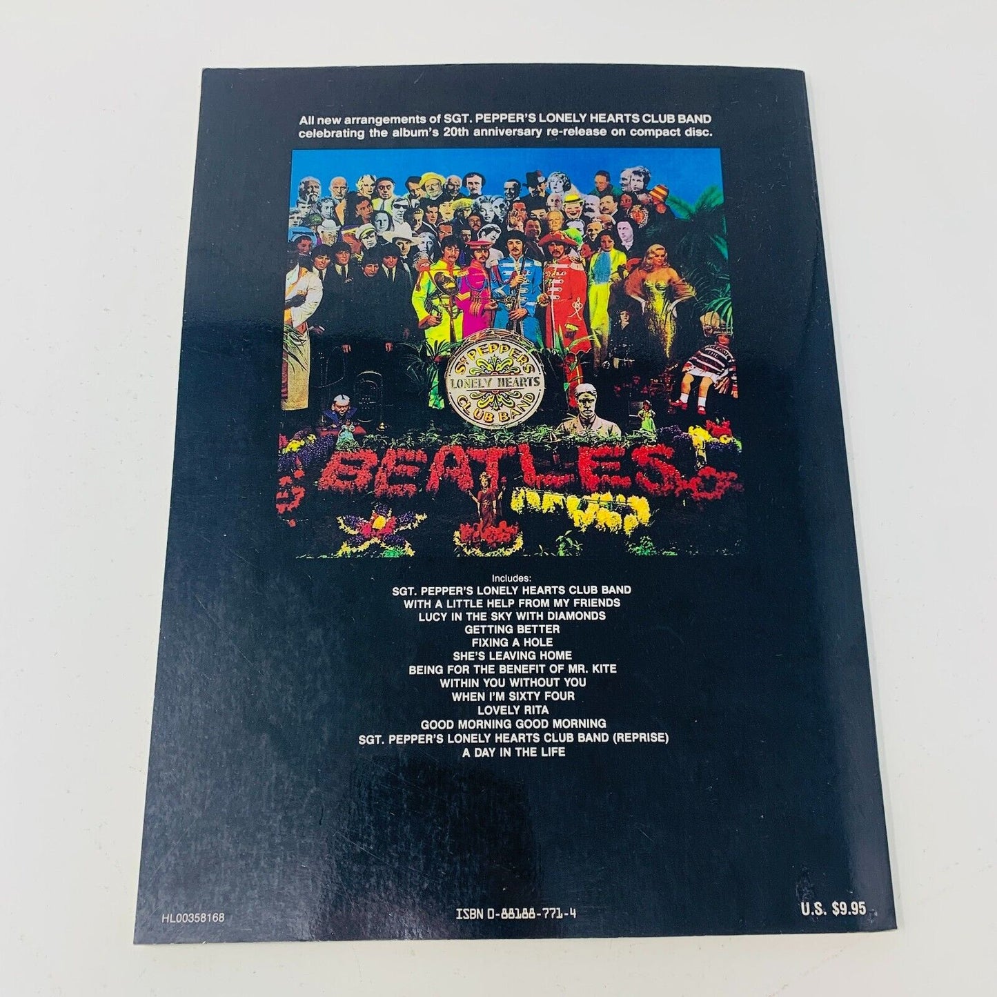 1988 The Beatles Sgt. Pepper's Lonely Hearts Club Band Hal Leonard Songbook