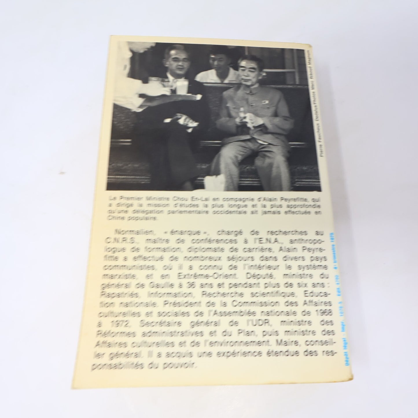 Quand la Chine S'Éveillera #1-2 Série Complète Lot 2 Livres Alain Peyrefitte 70s