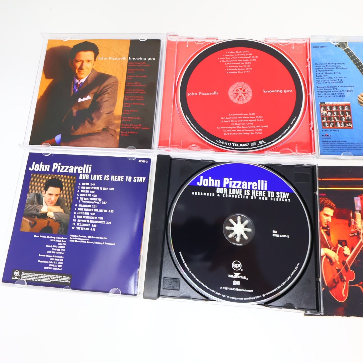 John Pizzarelli 13 CDs Lot New Standards/Naturally/Knowing You Jazz Swing