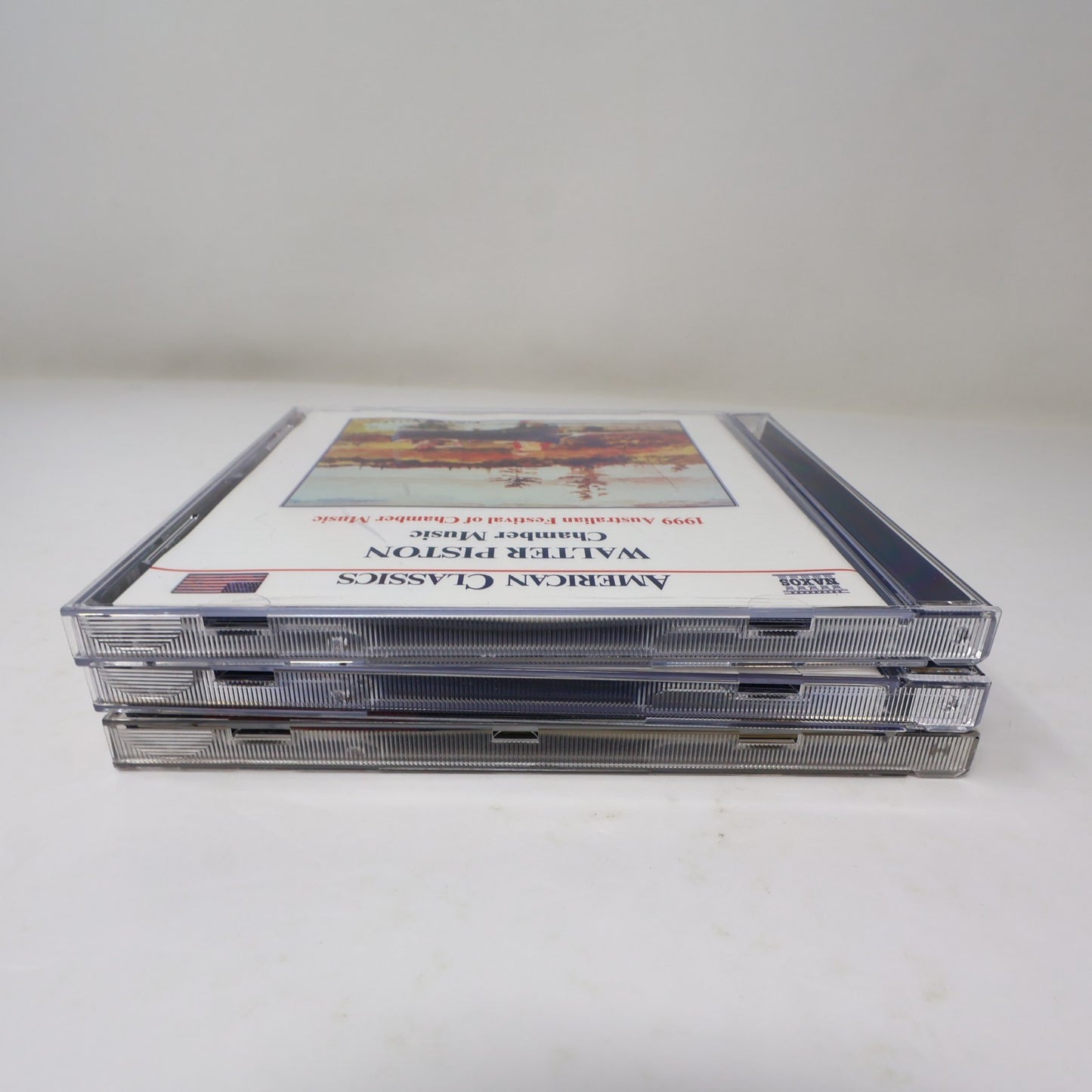 Walter Piston 3 CDs Lot Violin Concertos #1-2/Chamber Music/Symphonies 2 & 6