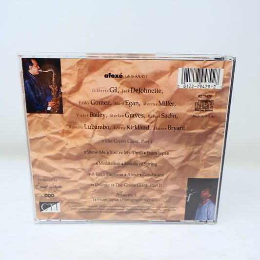 Afoxé CD Ernie Watts/Gilberto Gil CTI 1991 Jazz R2 79479 90s
