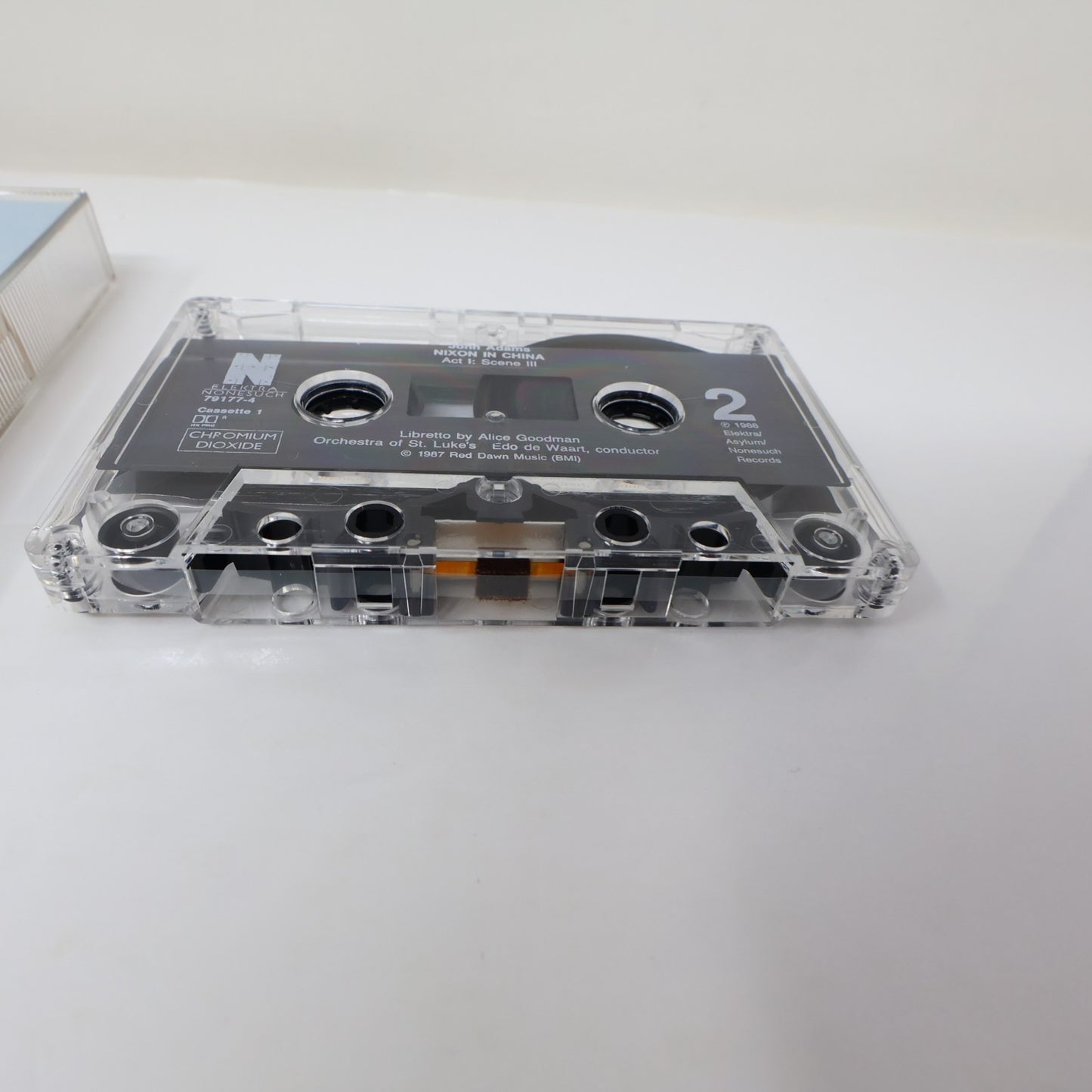 John Adams Nixon In China Opera in Three Acts 2x Cassettes Box Set Edo de Waart
