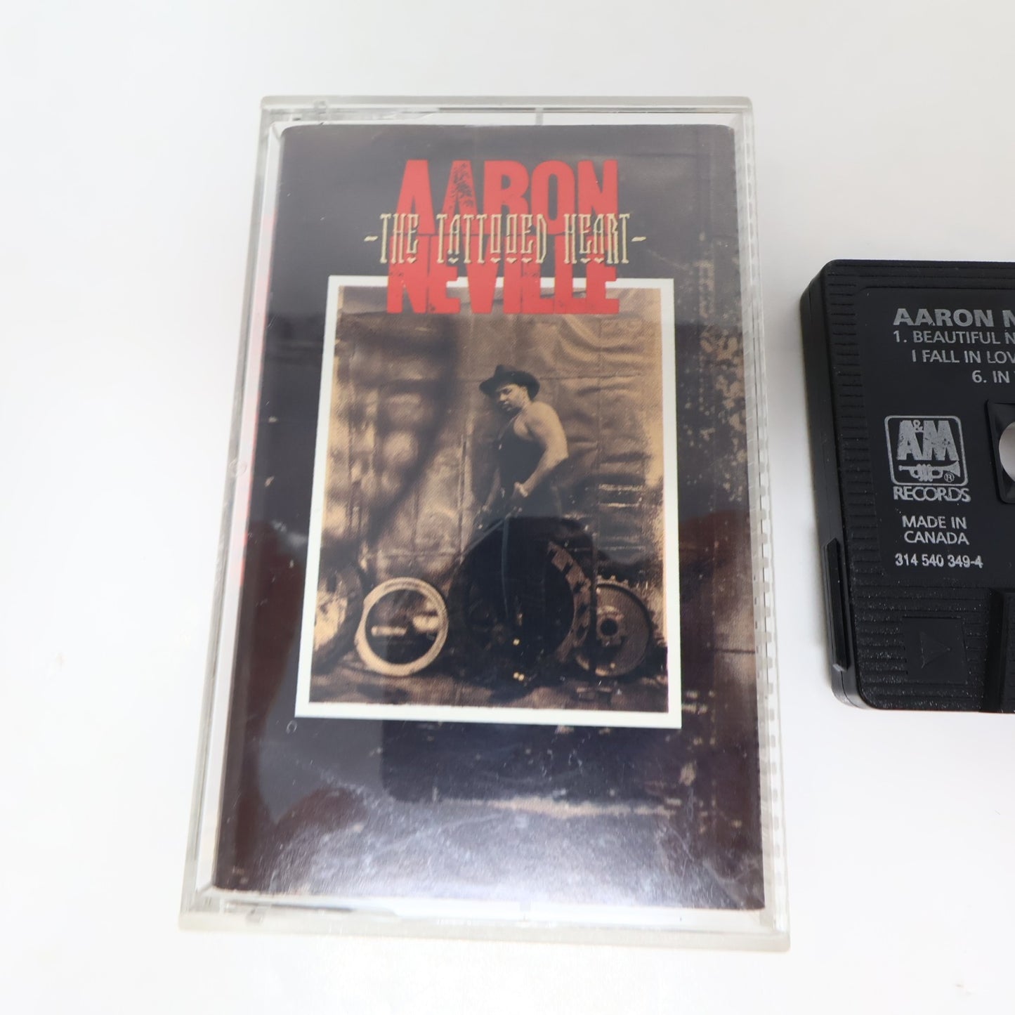 Aaron Neville 5 Cassettes Lot Tattooed Heart/To Make Me Who I Am/Warm Your Heart