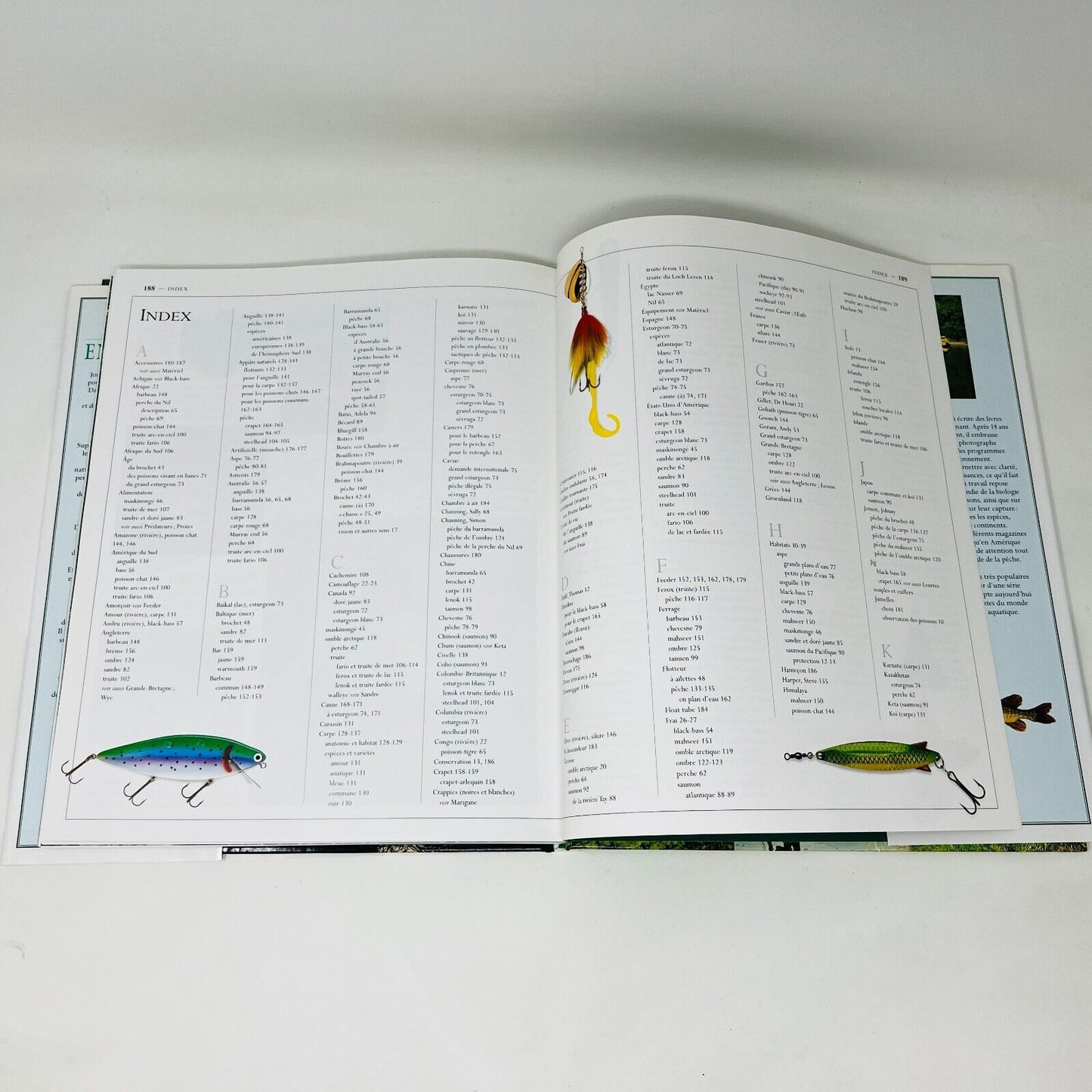 1999 La Pêche en Eau Douce de John Bailey Gründ en Français/French Poissons