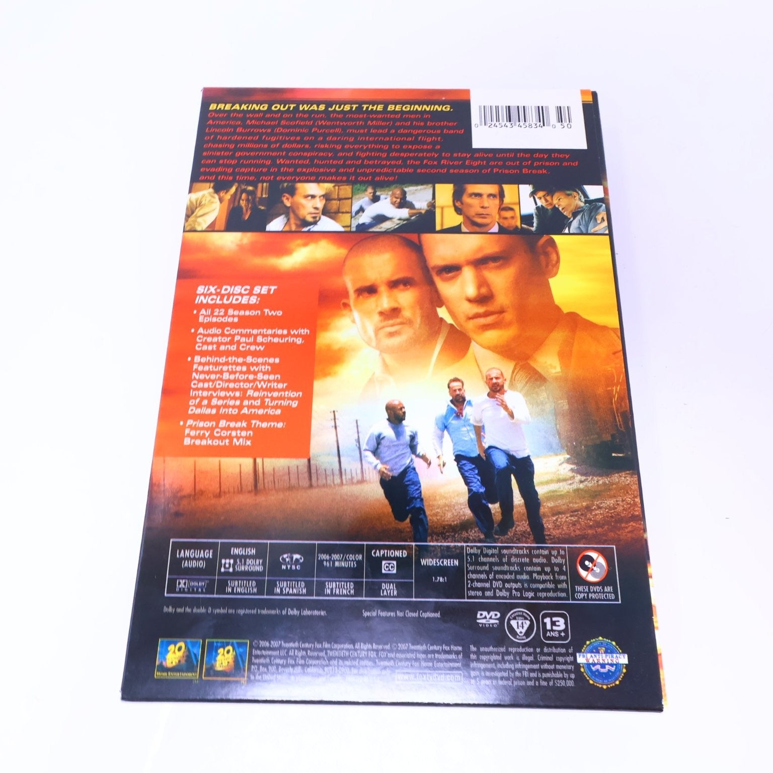 Prison Break Season 1 & 2 DVD Lot 2005-2007 Sets Wentworth Miller Region 1 NTSC