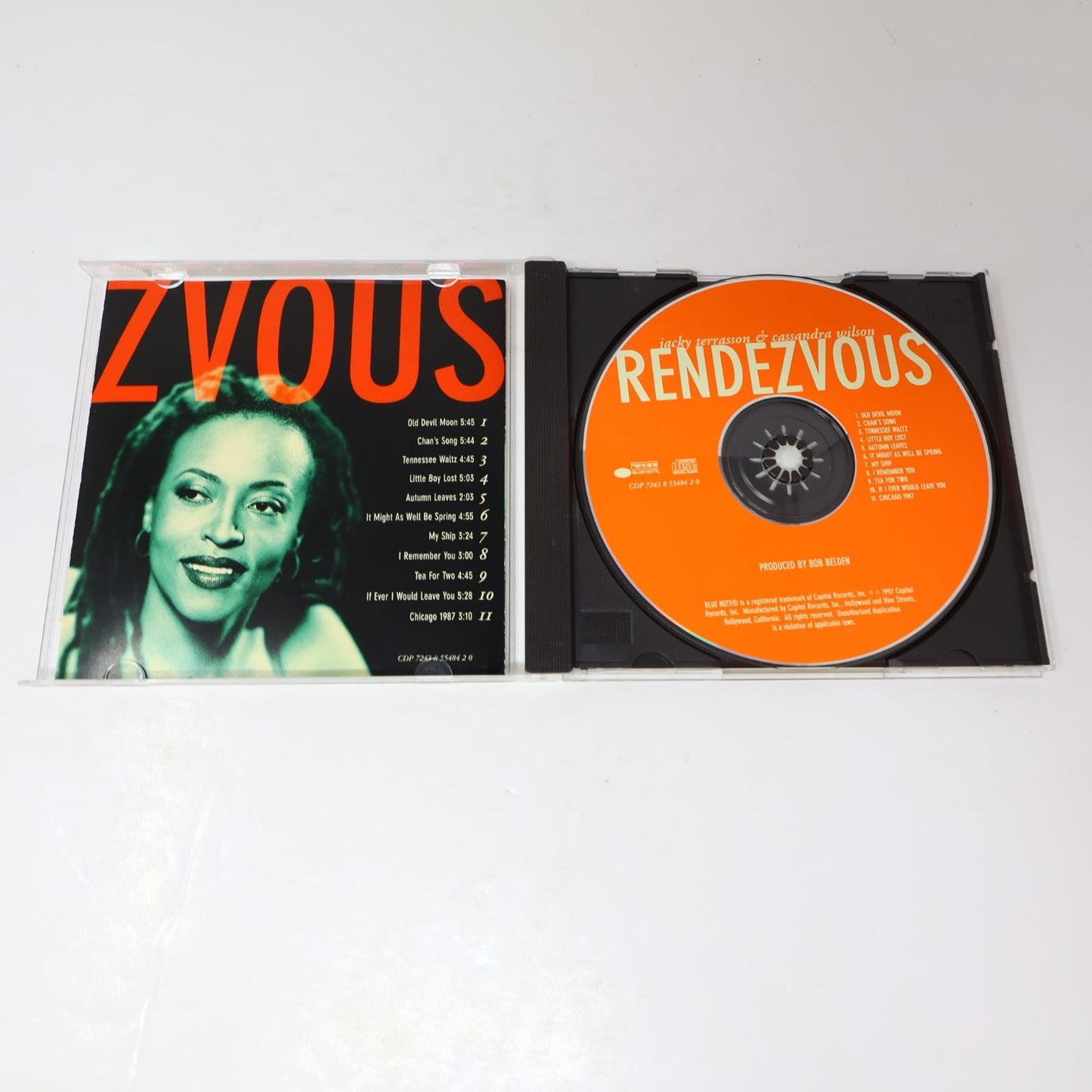 Jacky Terrasson & Cassandra Wilson Rendezvous CD 1997 Jazz Blue Note Chan's Song