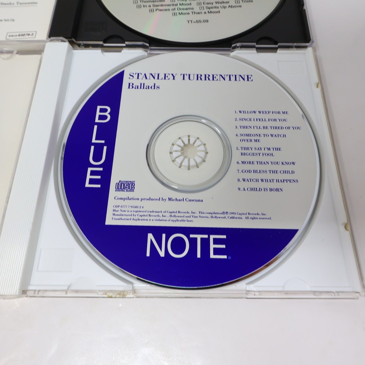 Stanley Turrentine 2 CD Lot Ballads/More Than A Mood Blue Note/MusicMasters Jazz