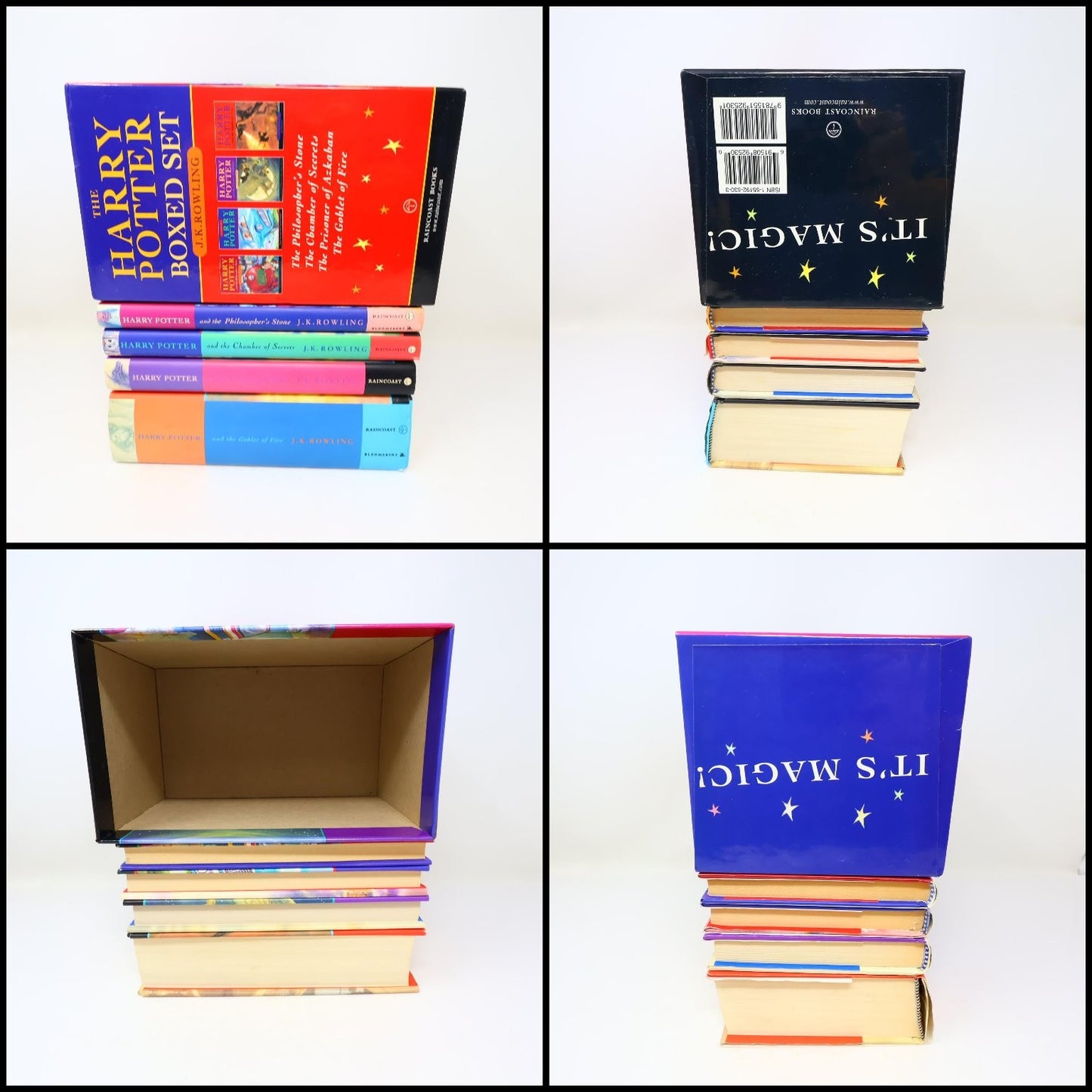 Harry Potter It's Magic! 4 Books Hardcover DJ Boxed Set J.K. Rowling Raincoast