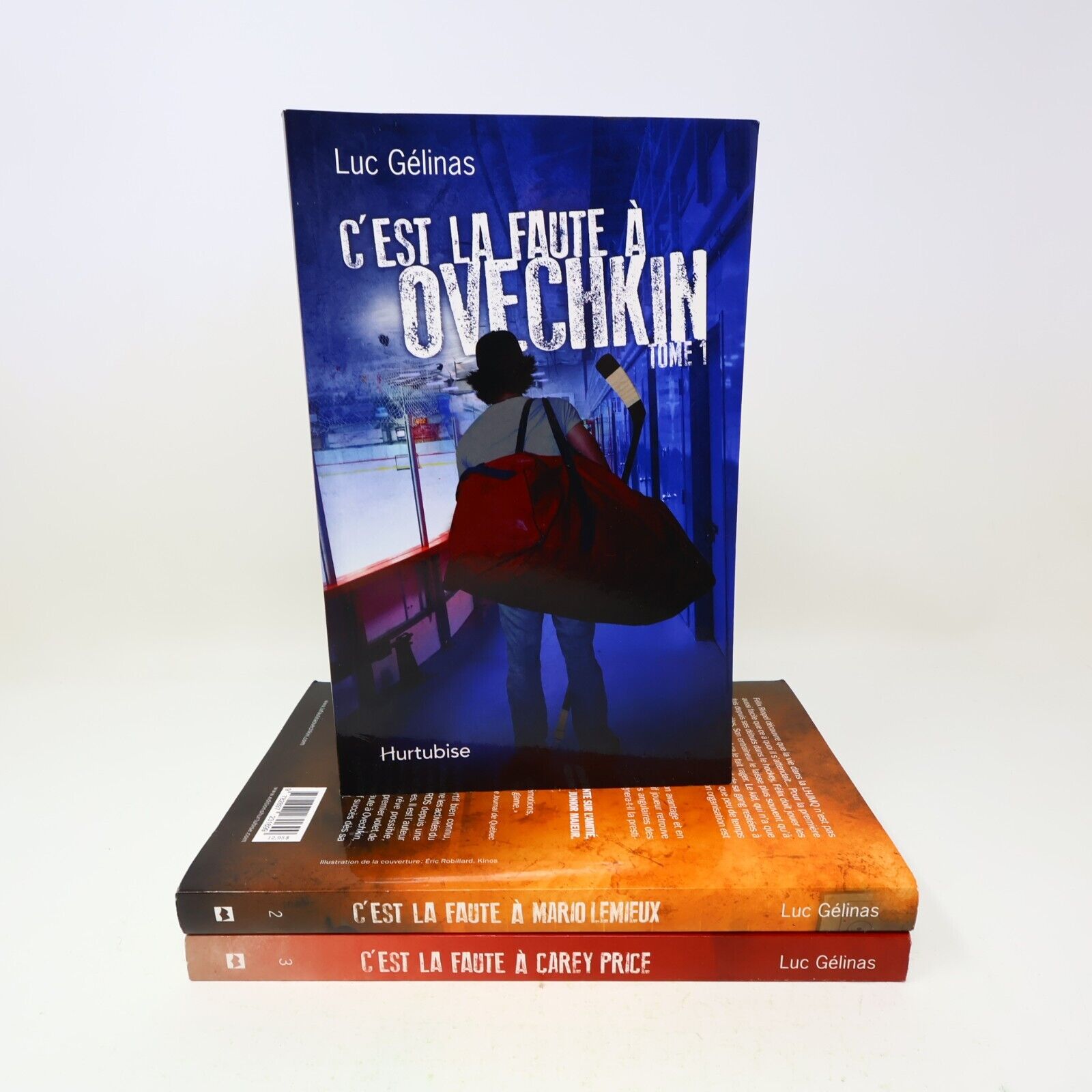 Lot 3 C’Est la Faute à Ovechkin Mario Lemieux Carey Price Luc Gélinas Livres PB