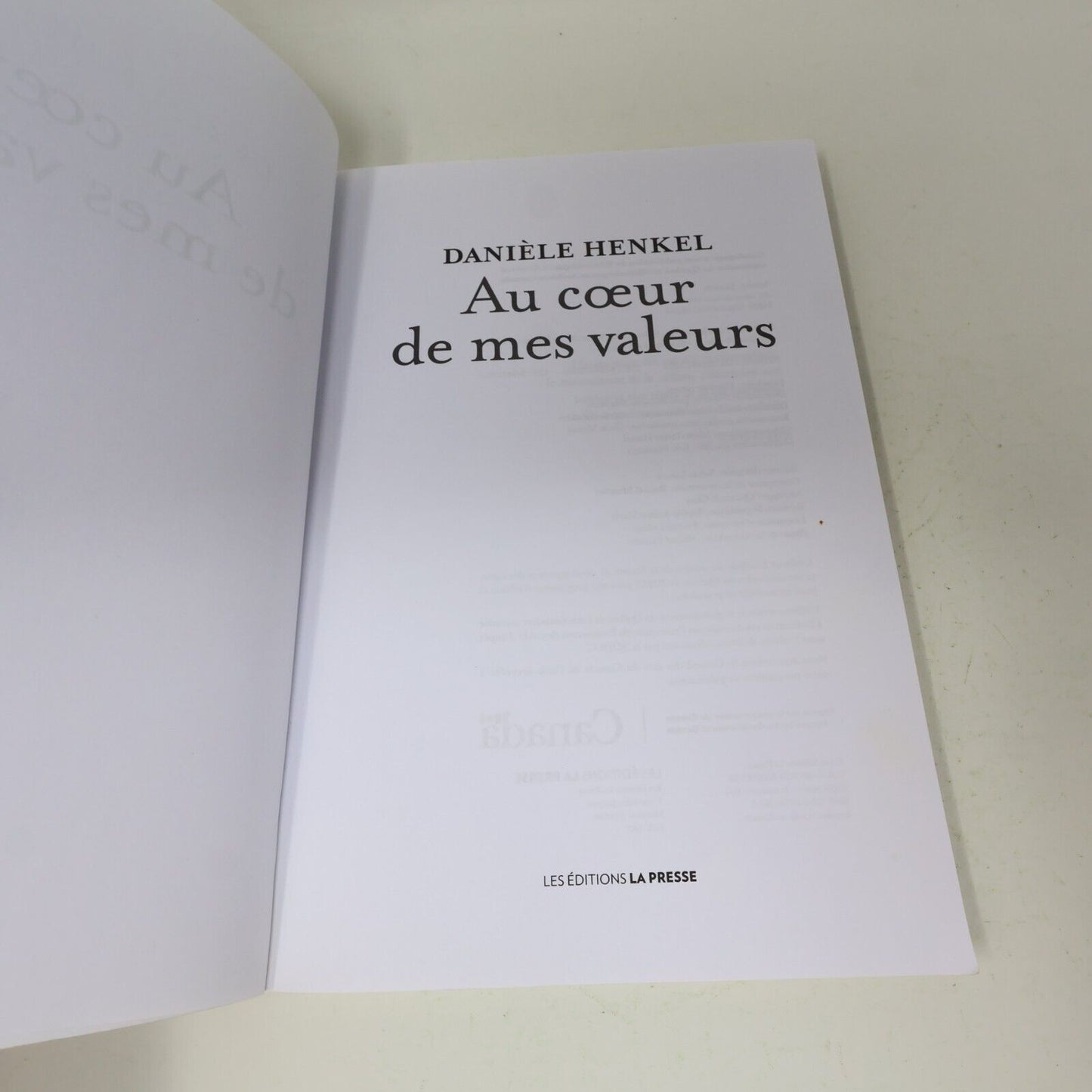 2015 Au Coeur de Mes Valeurs Danièle Henkel Biographie Affaires Québec La Presse