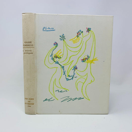 1960 Oeuvres Poétiques Rombaldi Nobel Littérature Giosuè Carducii Picasso Cover
