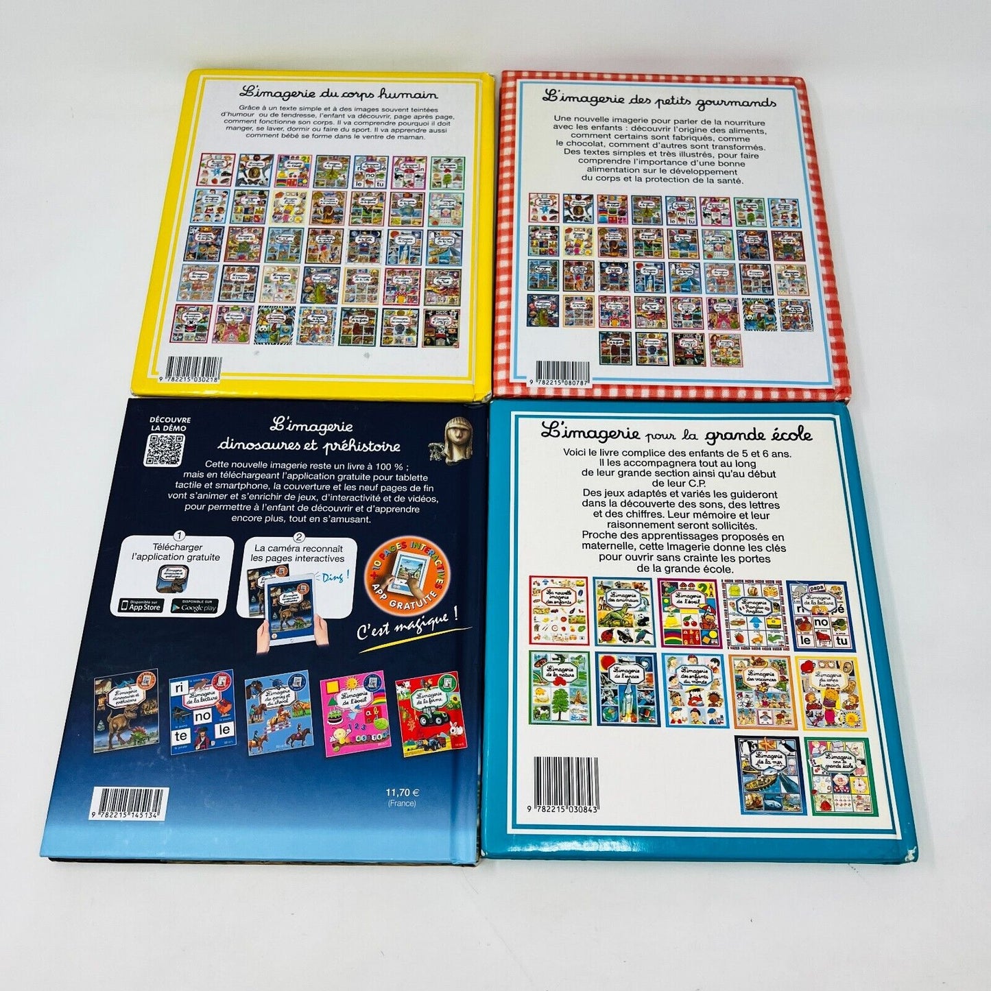 10x L'Imagerie Fleurus Lot Livres Enfants Français École Dinosaures Corps Humain