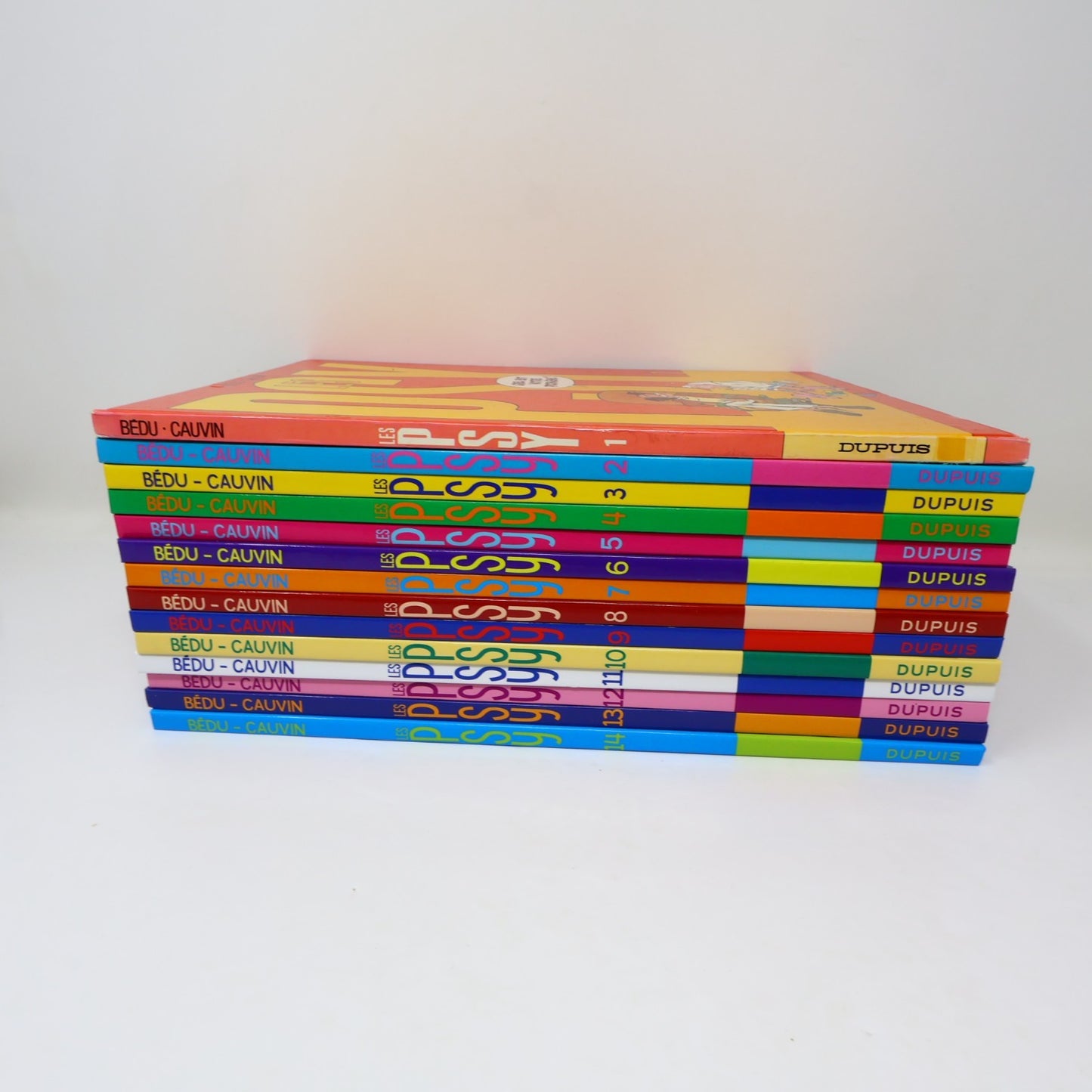 Les Psy #1-14 Lot 14 Bandes dessinées Bédu/Raoul Cauvin Dupuis Dites-Moi Tout!