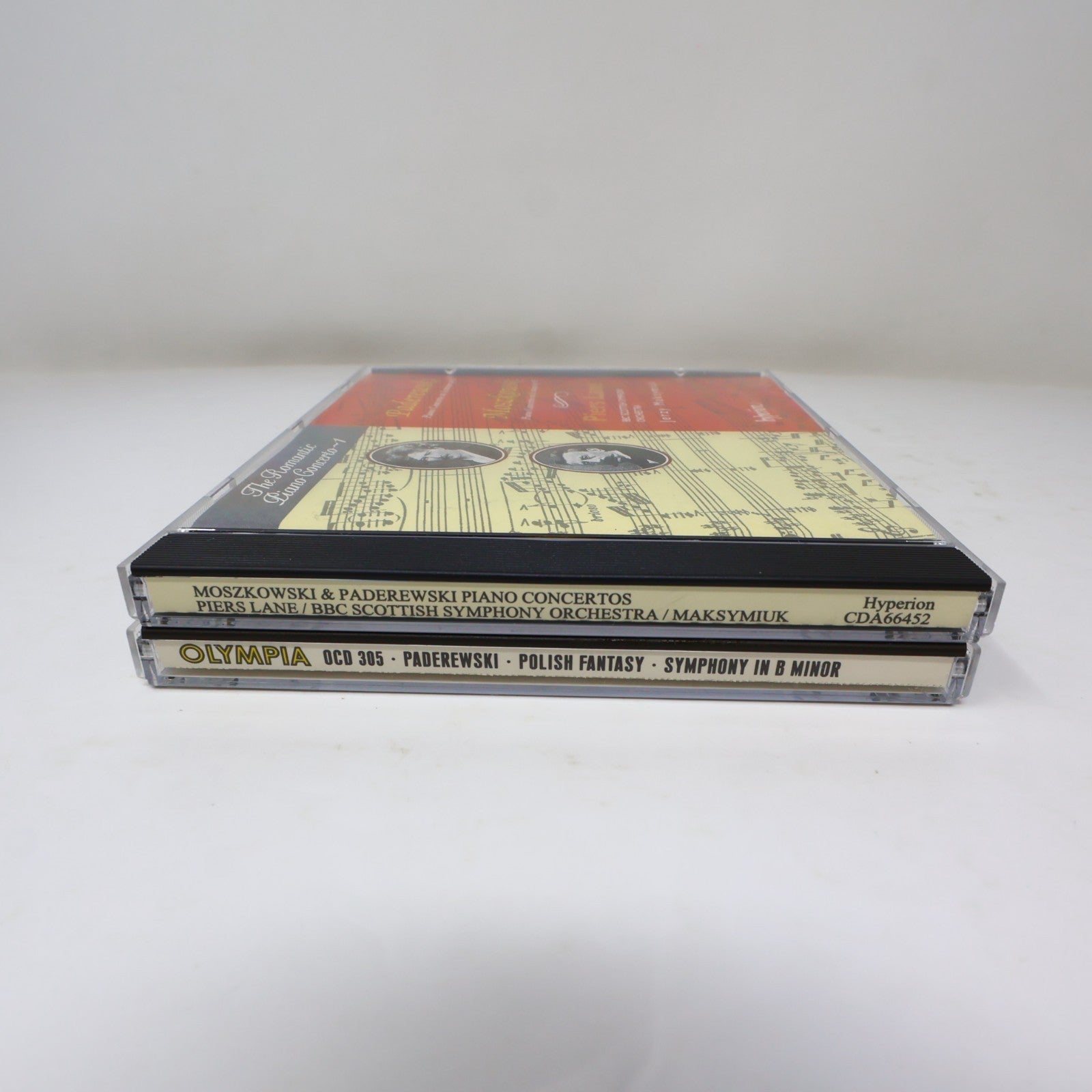 Ignacy Jan Paderewski 2 CDs Lot Piano Concerto/Polonia/Polish Fantasy Maksymiuk