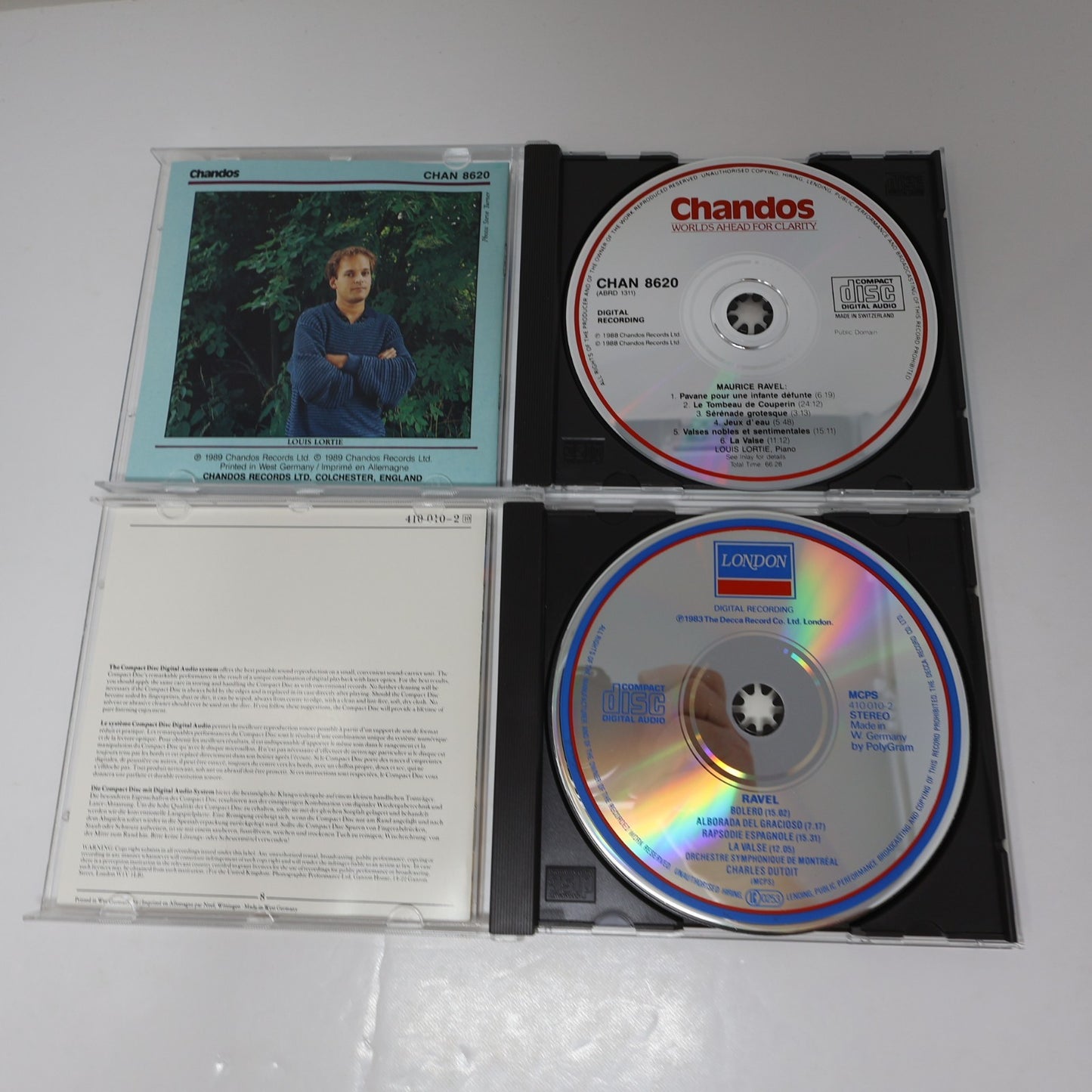 Ravel 6 CD Lot Louis Lortie/Charles Dutoit/André Prévin Piano Music #1-2/Bolero