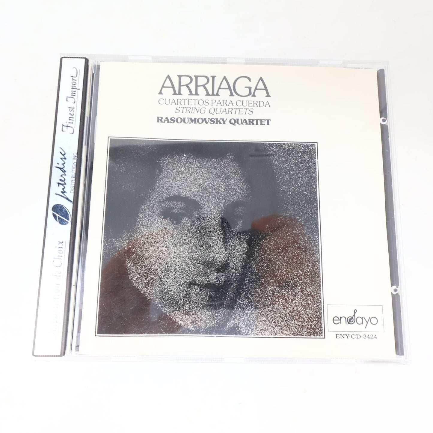 Arriaga String Quartets CD Rasoumowsky Quartet Classical Ensayo ENY-CD-3424
