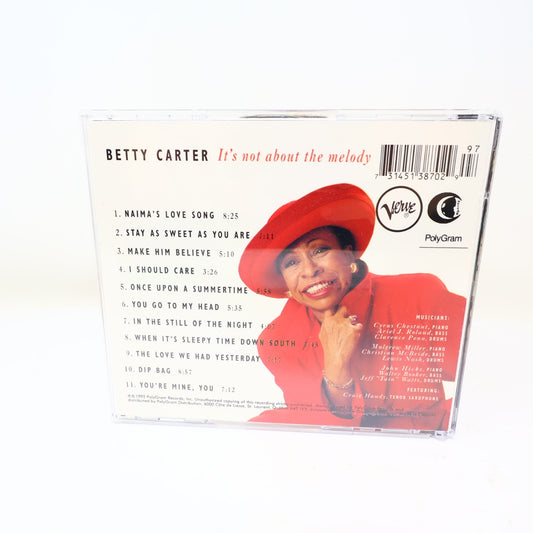 It's Not About Melody CD Betty Carter Polygram 1992 Jazz 314 513 870-2