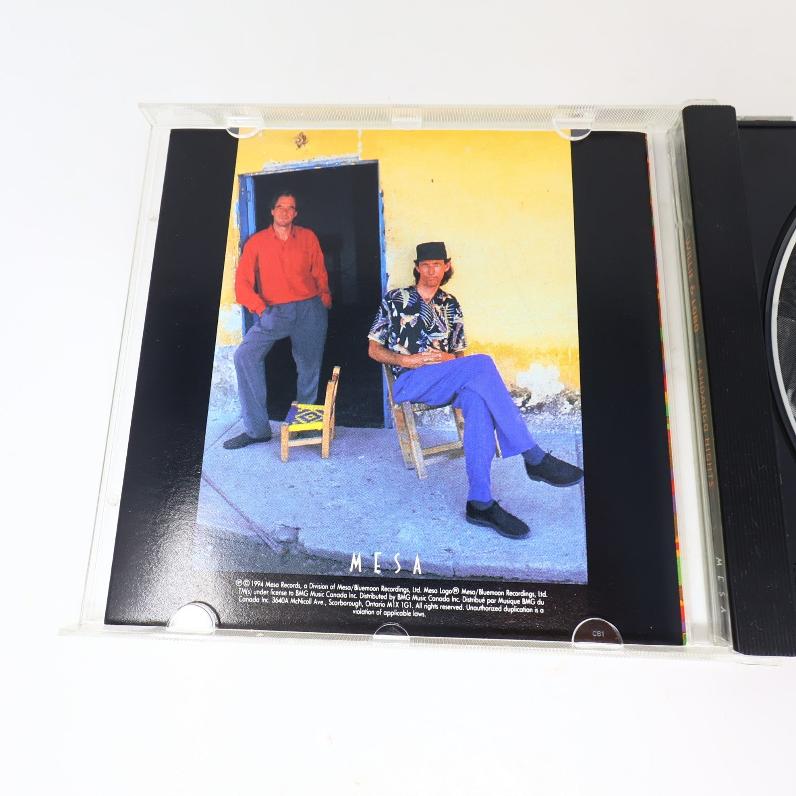 Fandango Nights CD Willie and Lobo Mesa 1994 Jazz Latin Folk R2 79079