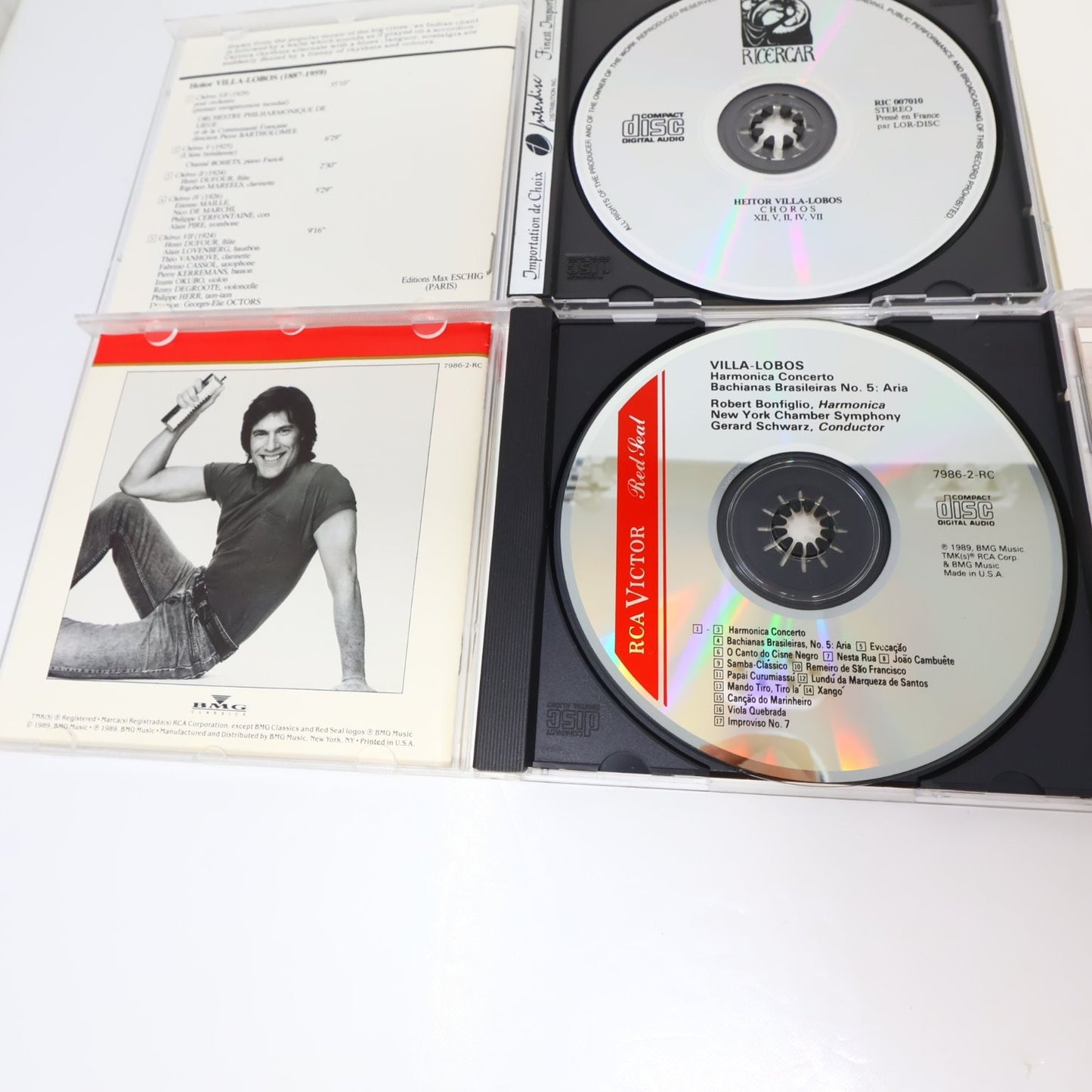 Villa-Lobos 10 CD Lot String Quartets/5 Pianos Concertos/Choros Classical Latin