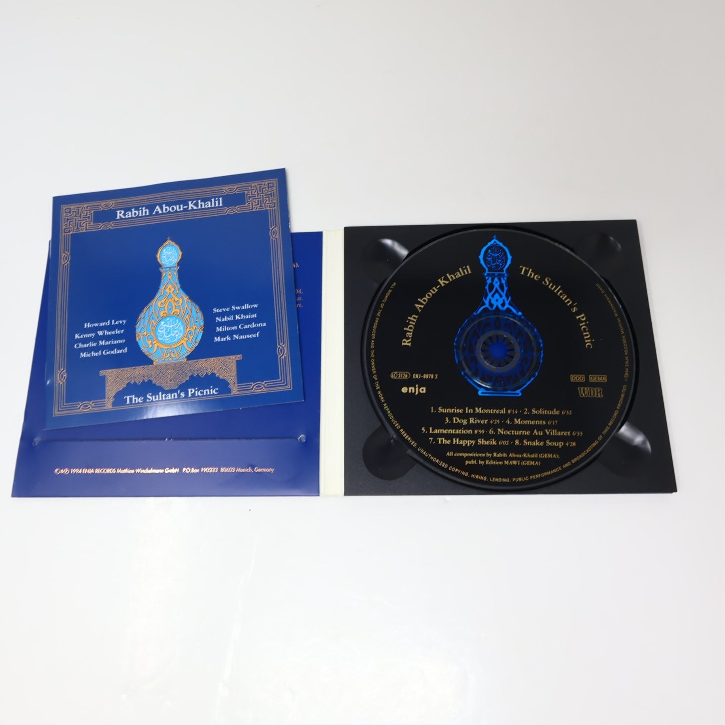 Rabih Abou-Khalil 3 CD Lot Enja Arabian Waltz/Blue Camel/The Sultan's Picnic