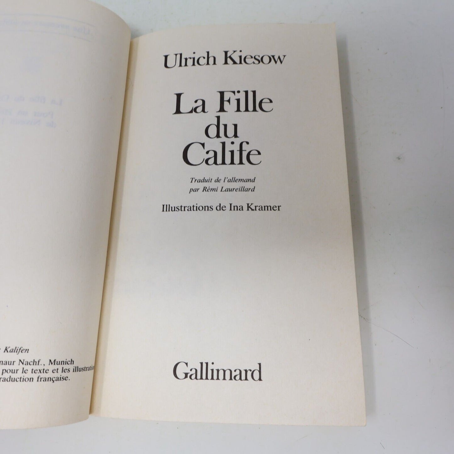 1985 L'Oeil Noir #3 La Fille du Calife LDVELH Jeu dont vous êtes le héros RPG PB