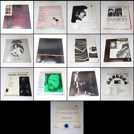 Claude Léveillée Lot 13 Disques Black Sun/Cheval De Bois/Beaux Dimanches Record