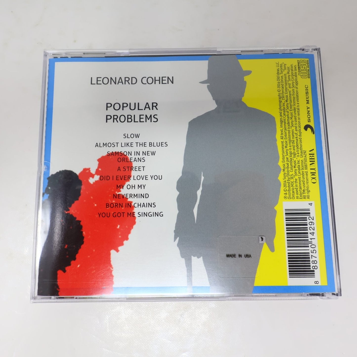 Leonard Cohen 4 CD Lot Old Ideas/Ten New Songs/Can't Forget/Popular Problems