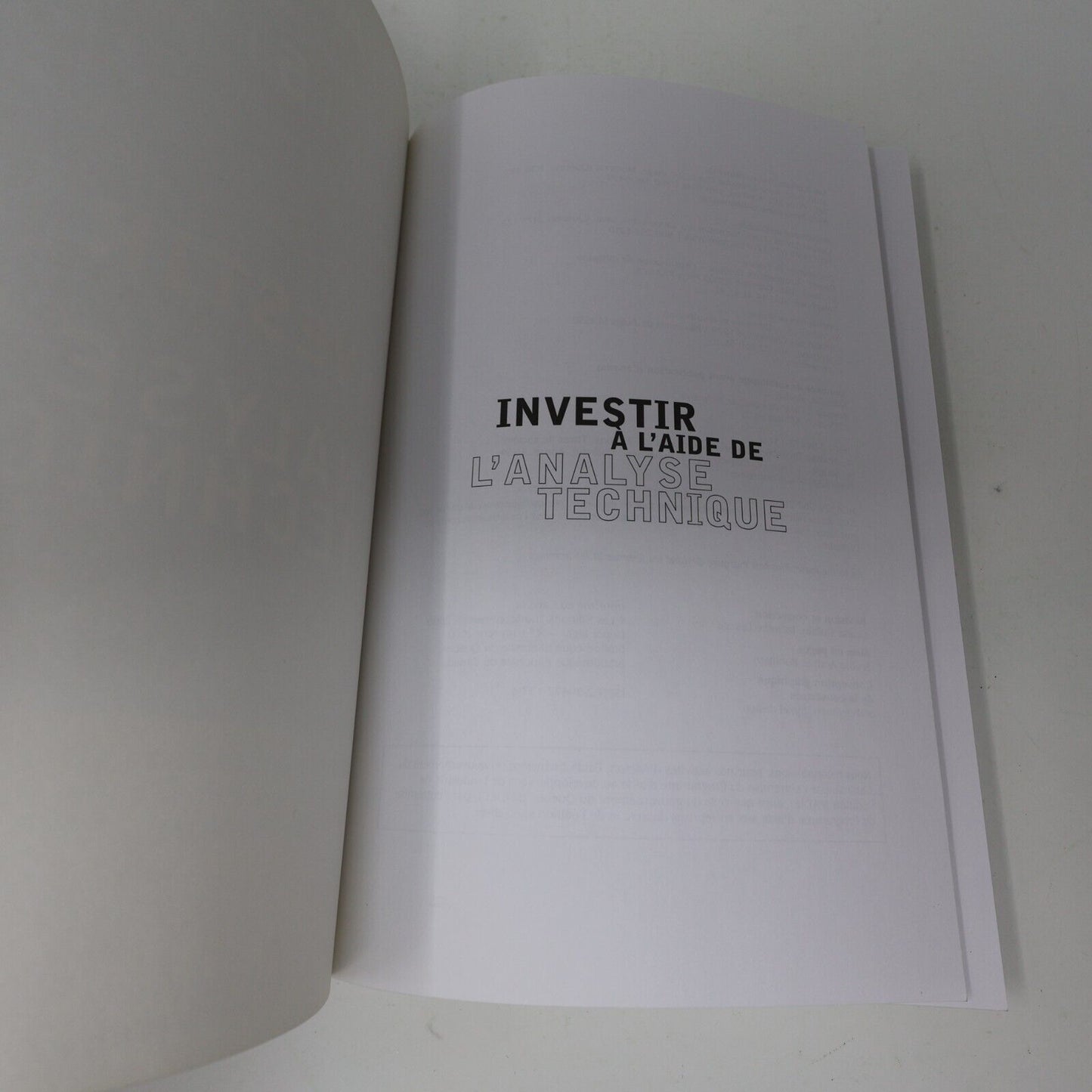 2000 Investir à l'Aide de l'Analyse Technique L'Amérique Boursière #5 Français