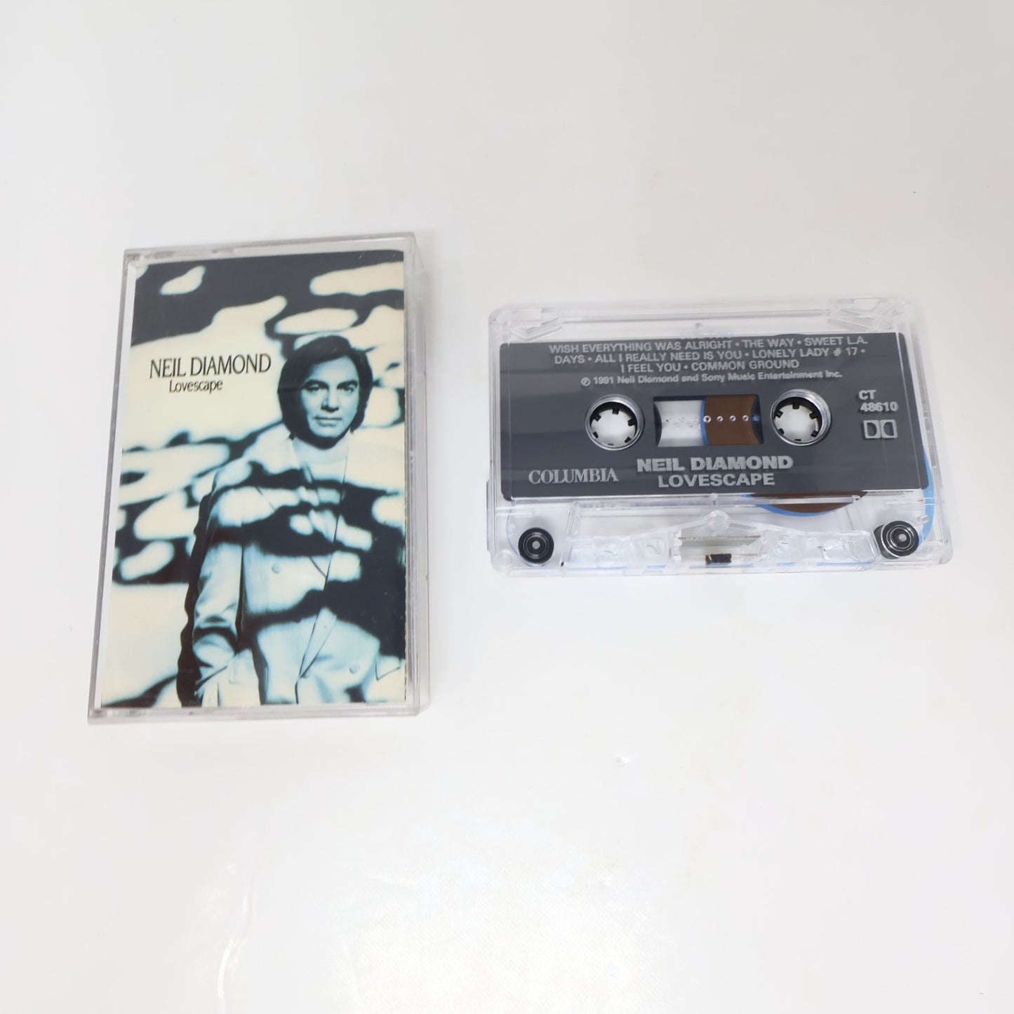 Neil Diamond Lovescape Cassette If There Were No Dreams 1991 Columbia CT 48610