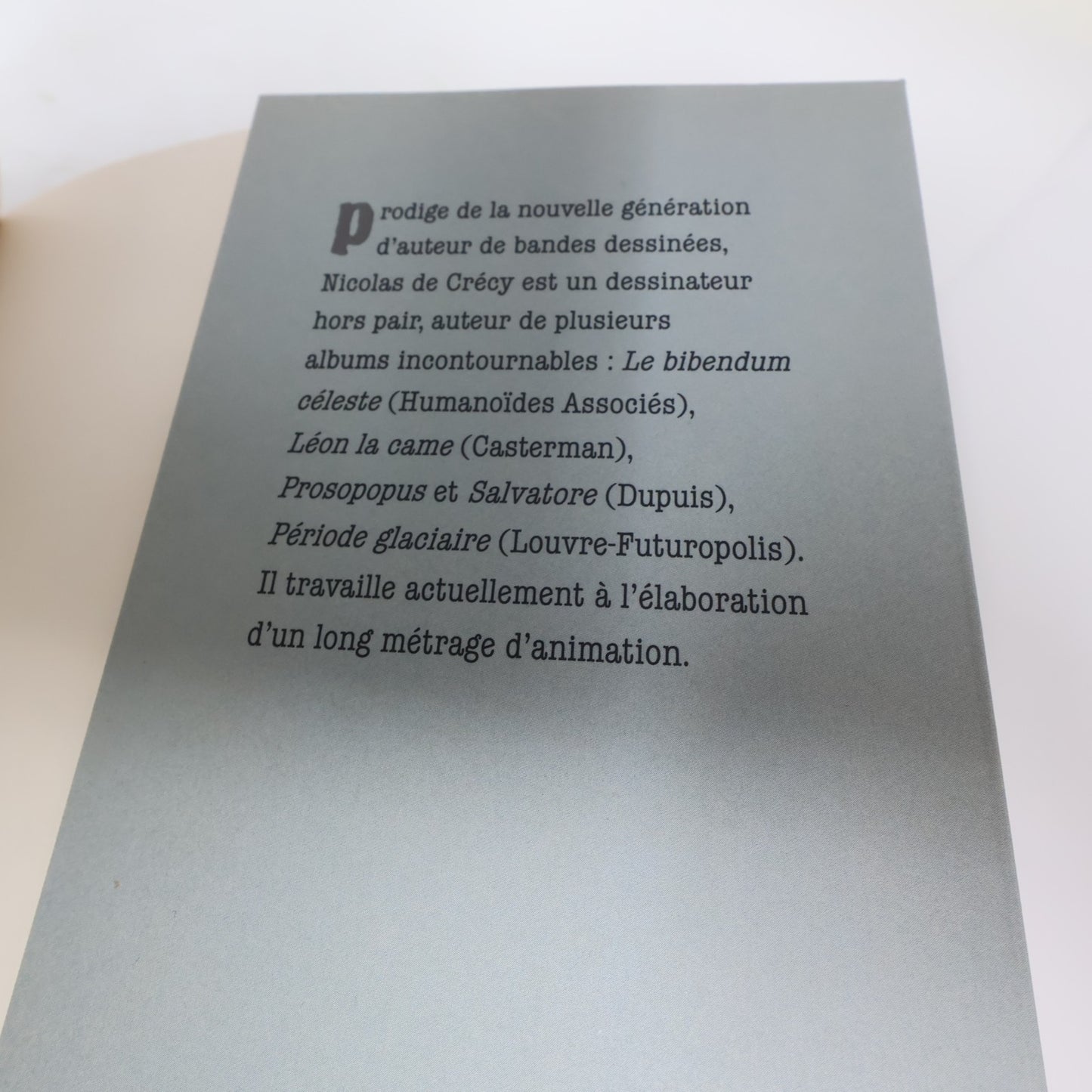 Super Monsieur Fruit SMF Nicolas de Crécy Seuil Intégrale Omnibus Bande Dessinée