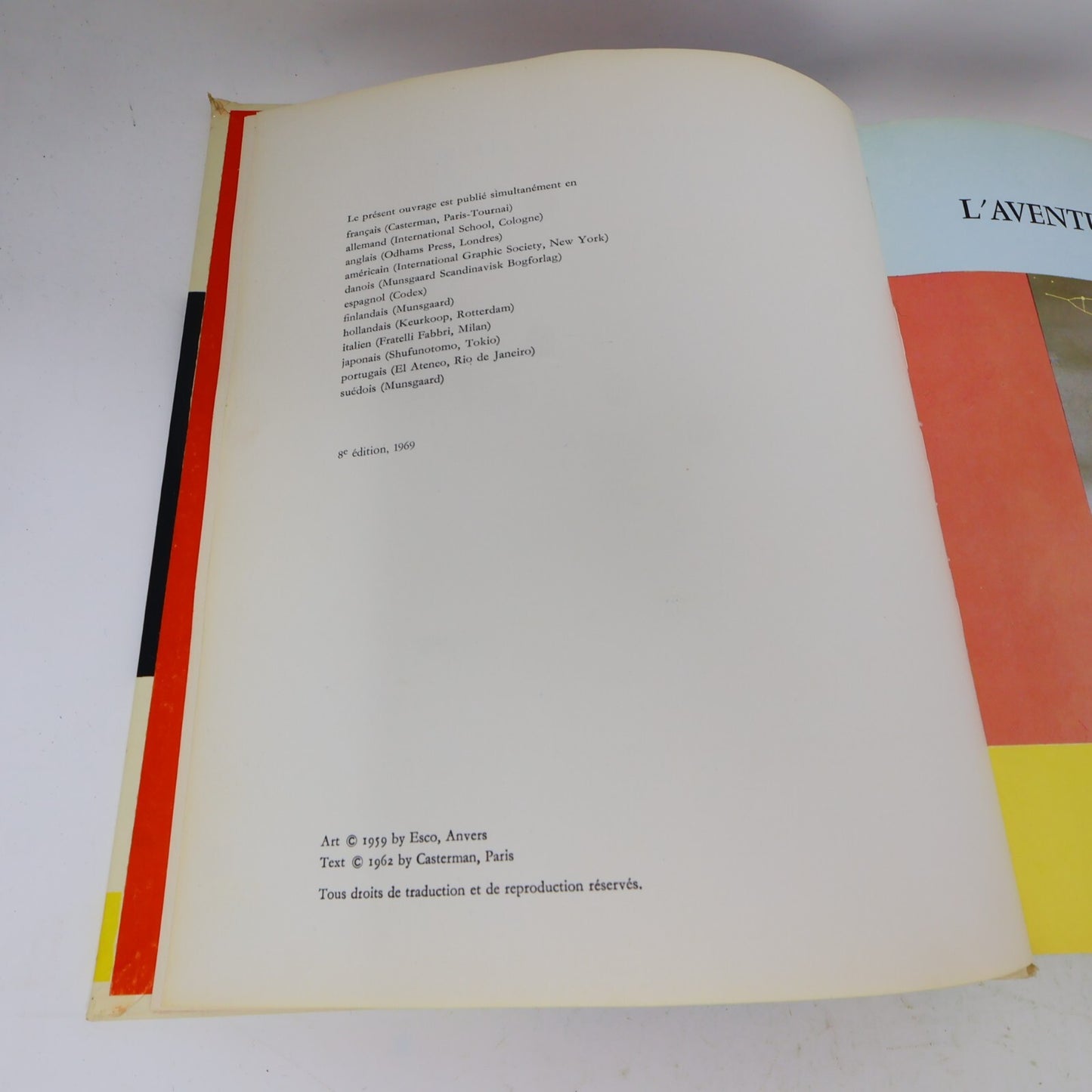 1969 L'Aventure de la Terre Géographie Histoire Sciences Globerama Casterman 60s